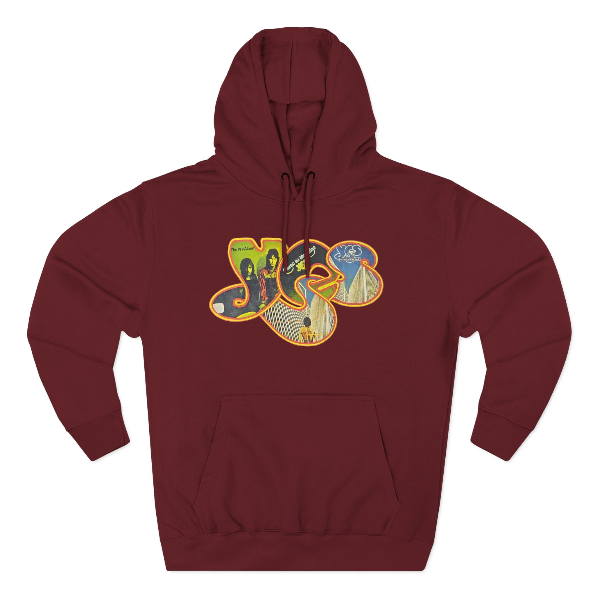Yes Album Close to the Edge Going For the One Three-Panel Fleece Hoodie