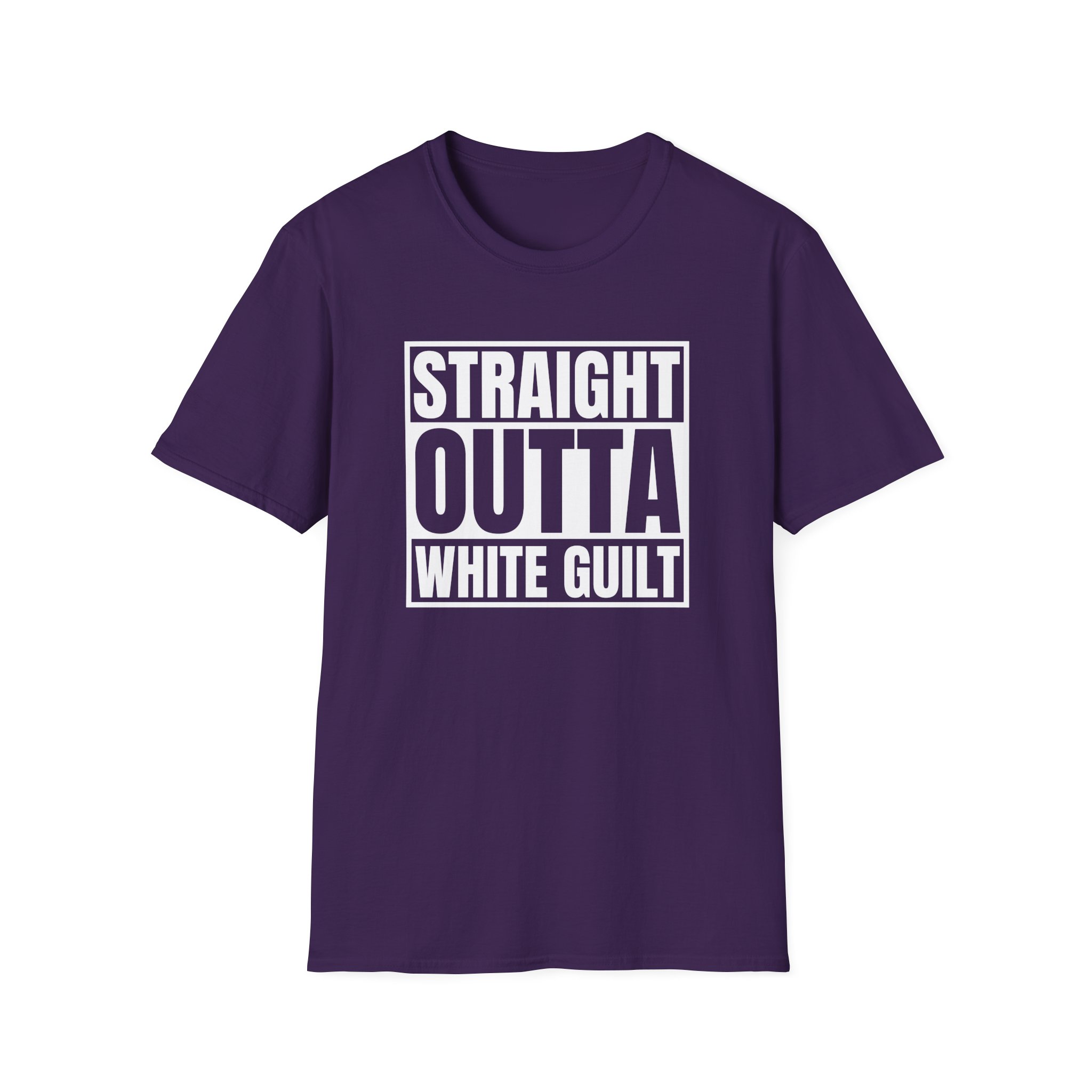 Upchurch Straight Outta White Guilt Unisex Softstyle T-Shirt