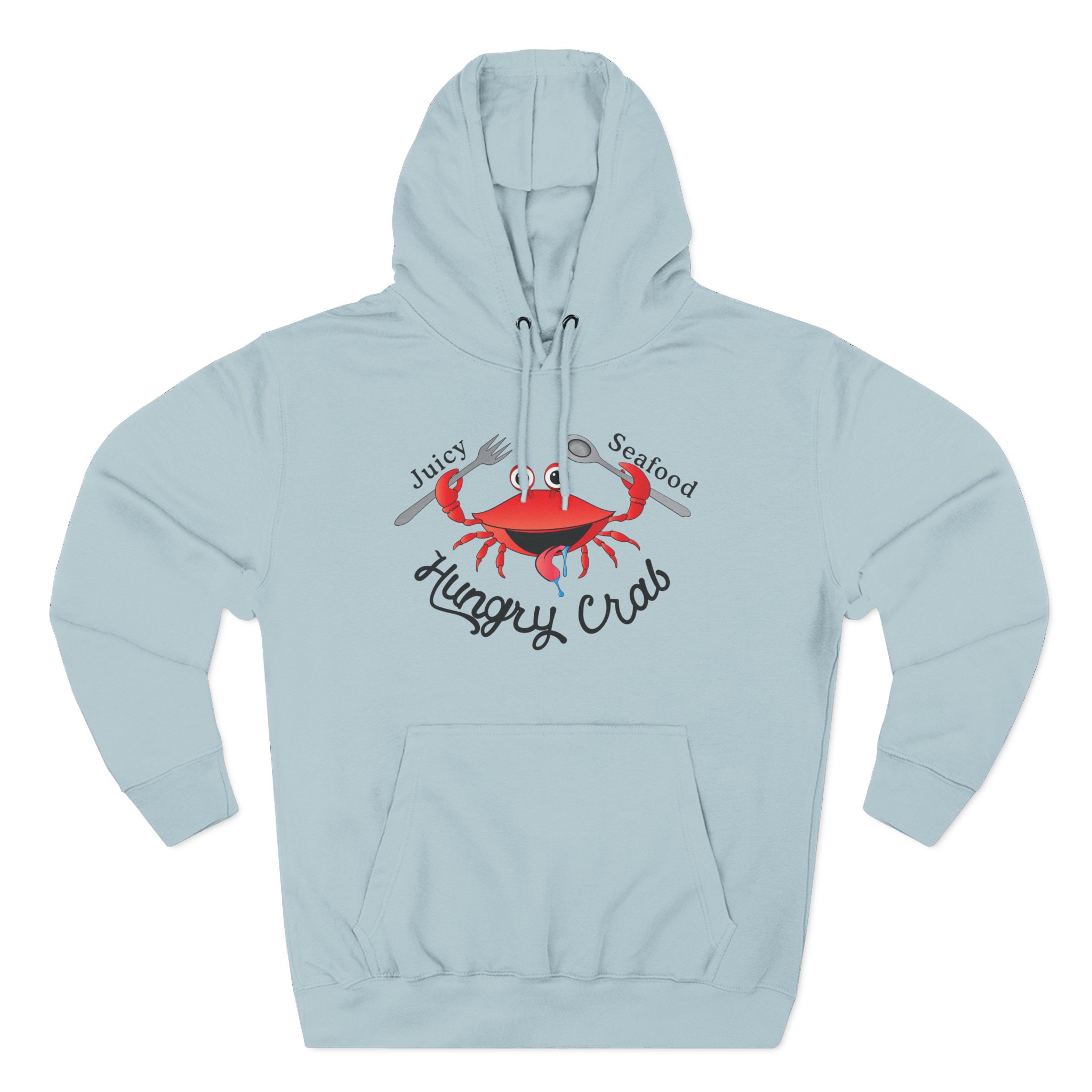 Hungry Box Hungry Crab Juicy Seafood Three-Panel Fleece Hoodie