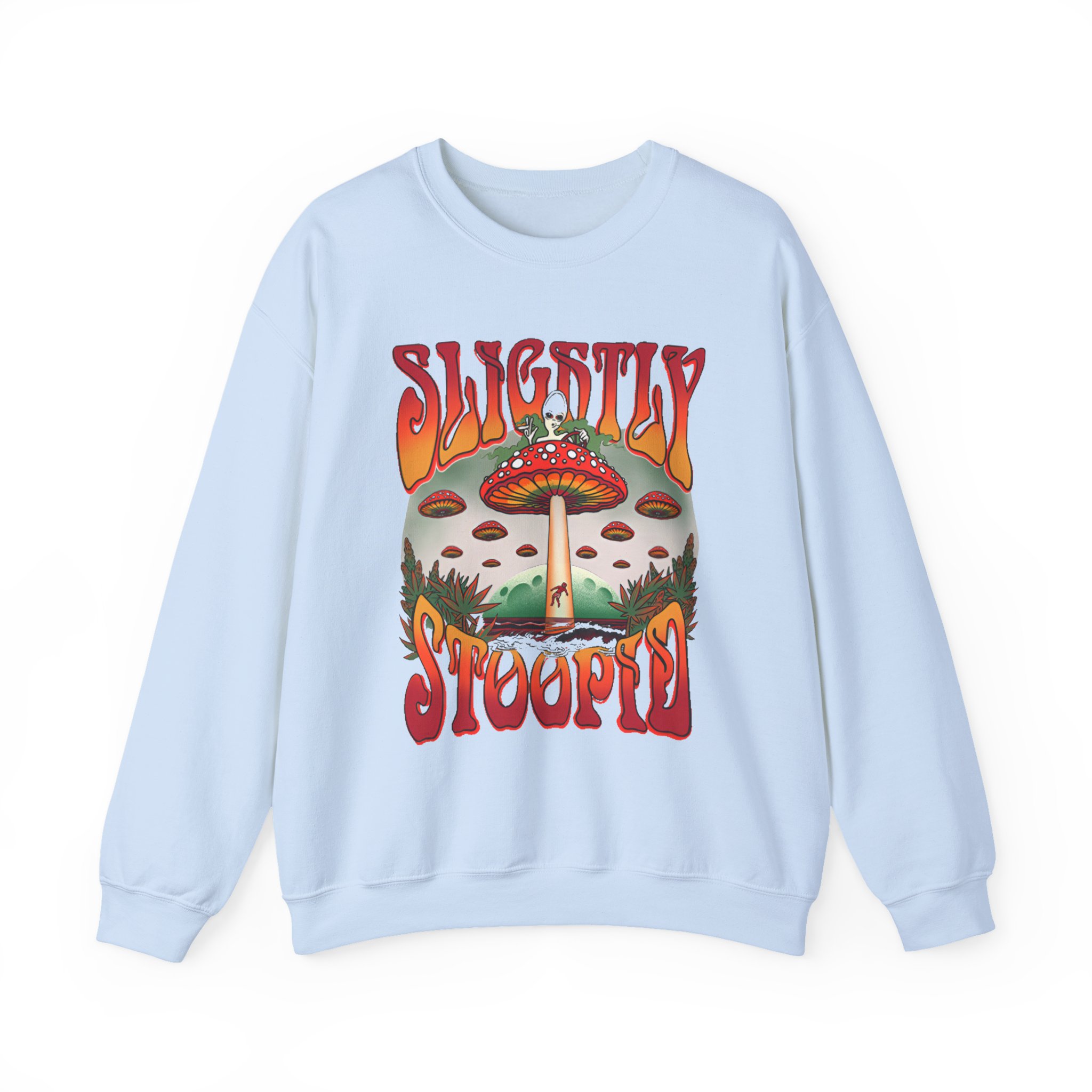 Slightly Stoopid Mushroom Ufo Unisex Heavy Blendâ„¢ Crewneck Sweatshirt