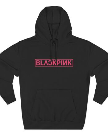 B logo Three-Panel Fleece Hoodie