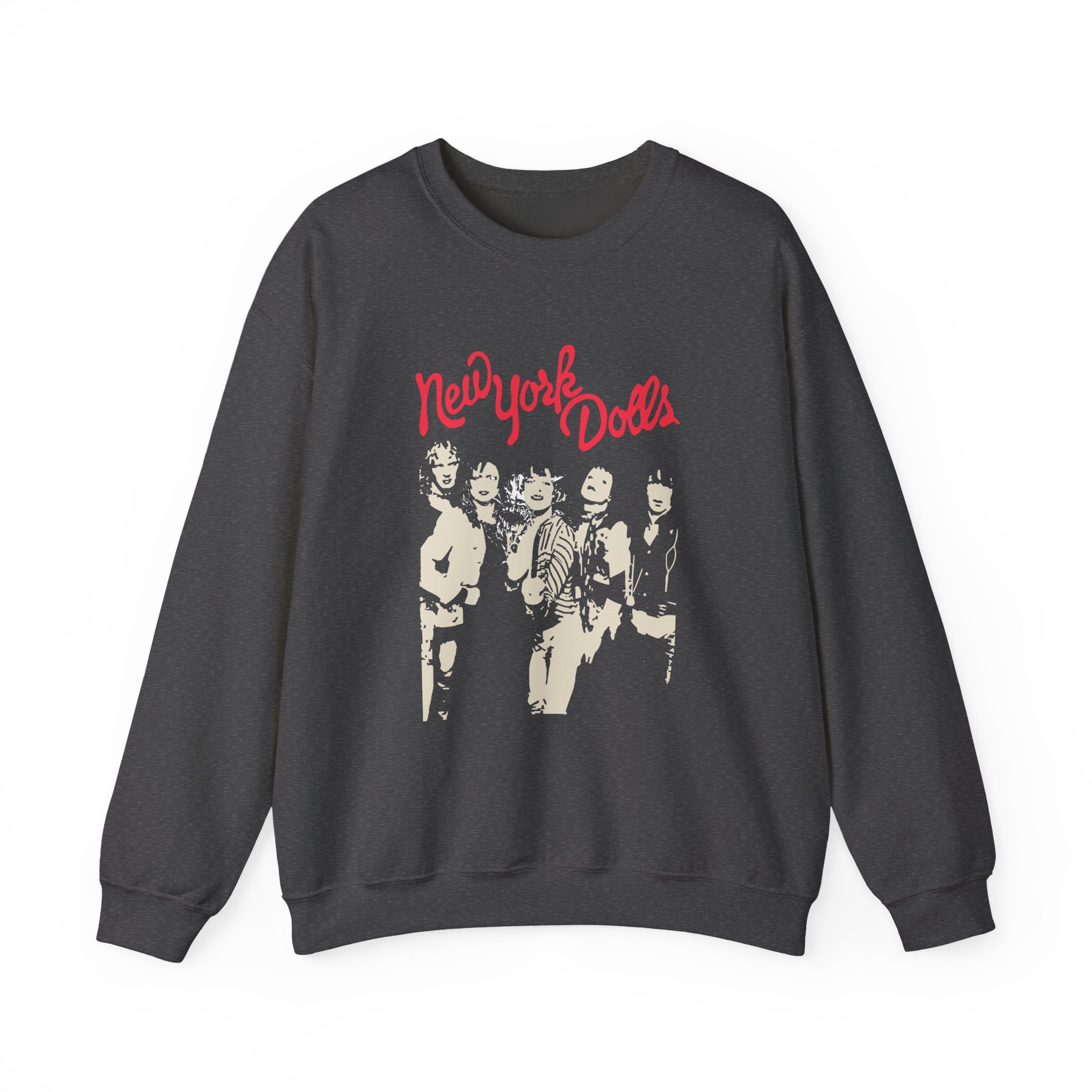 New York Dolls Trash Photo Unisex Heavy Blendâ„¢ Crewneck Sweatshirt