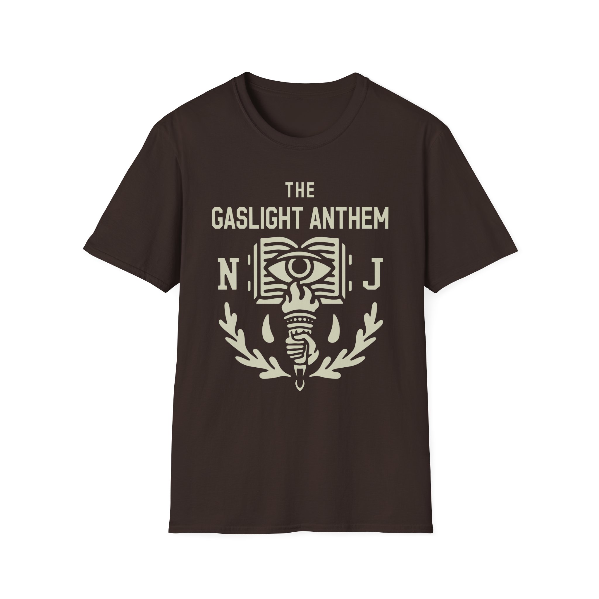 Gaslight Anthem NJ Eye Banner Unisex Softstyle T-Shirt