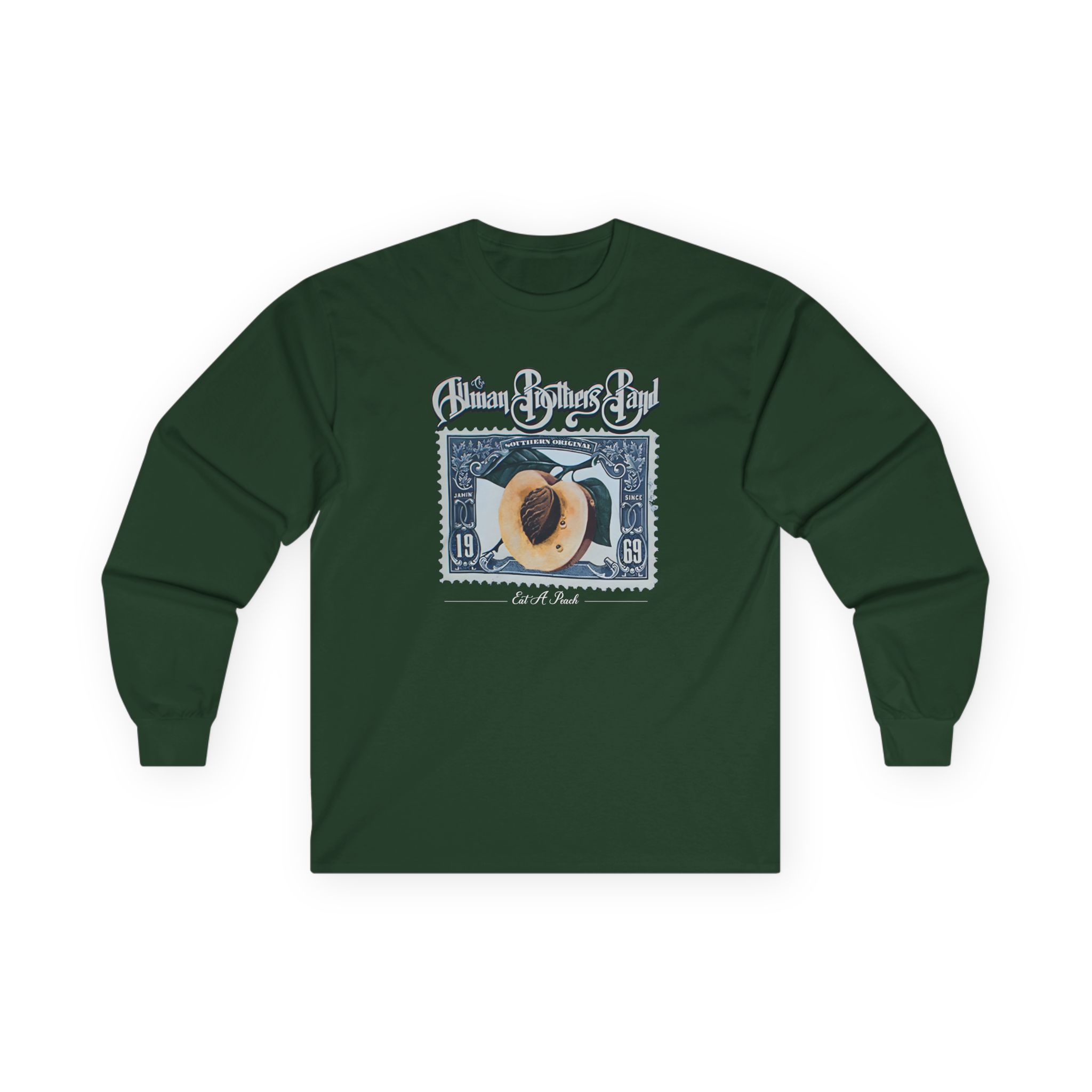 The Allman Brothers Peach Stamp Unisex Ultra Cotton Long Sleeve Tee
