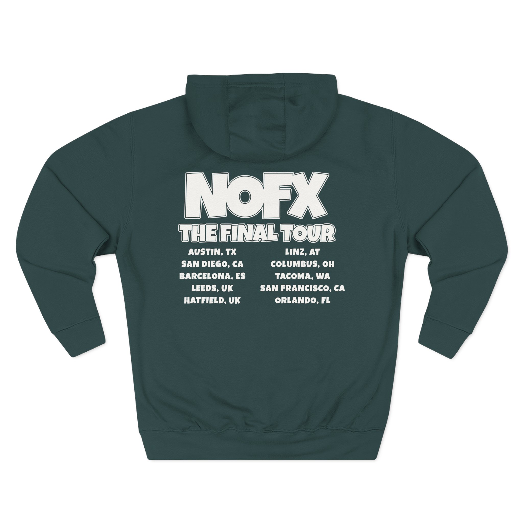 Nofx Lollipop Guy Three-Panel Fleece Hoodie