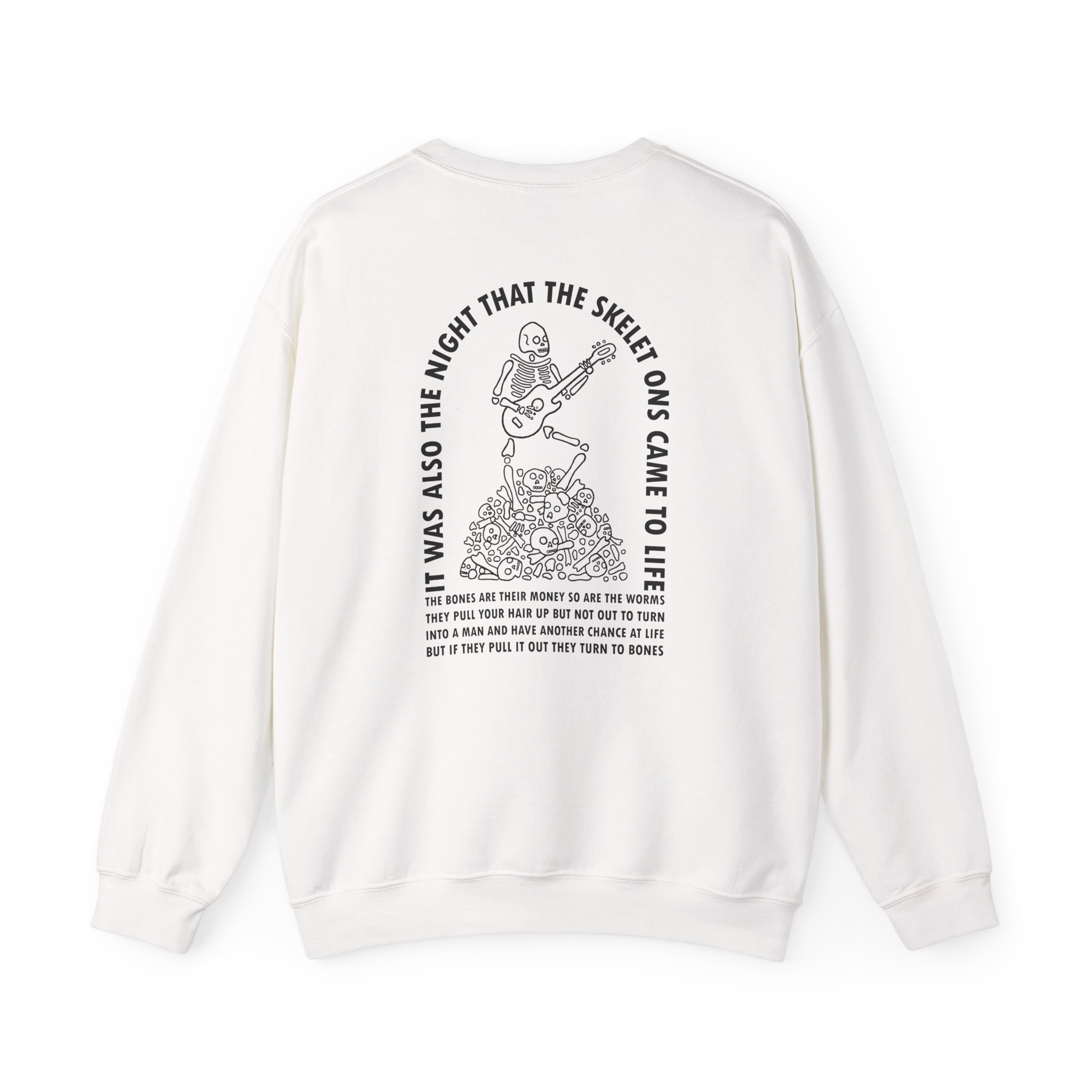 I Think You Should Leave the Night That the Skeletons Came to Life Unisex Heavy Blendâ„¢ Crewneck Sweatshirt