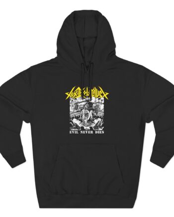 Toxic Holocaust Evil Never Dies Three-Panel Fleece Hoodie