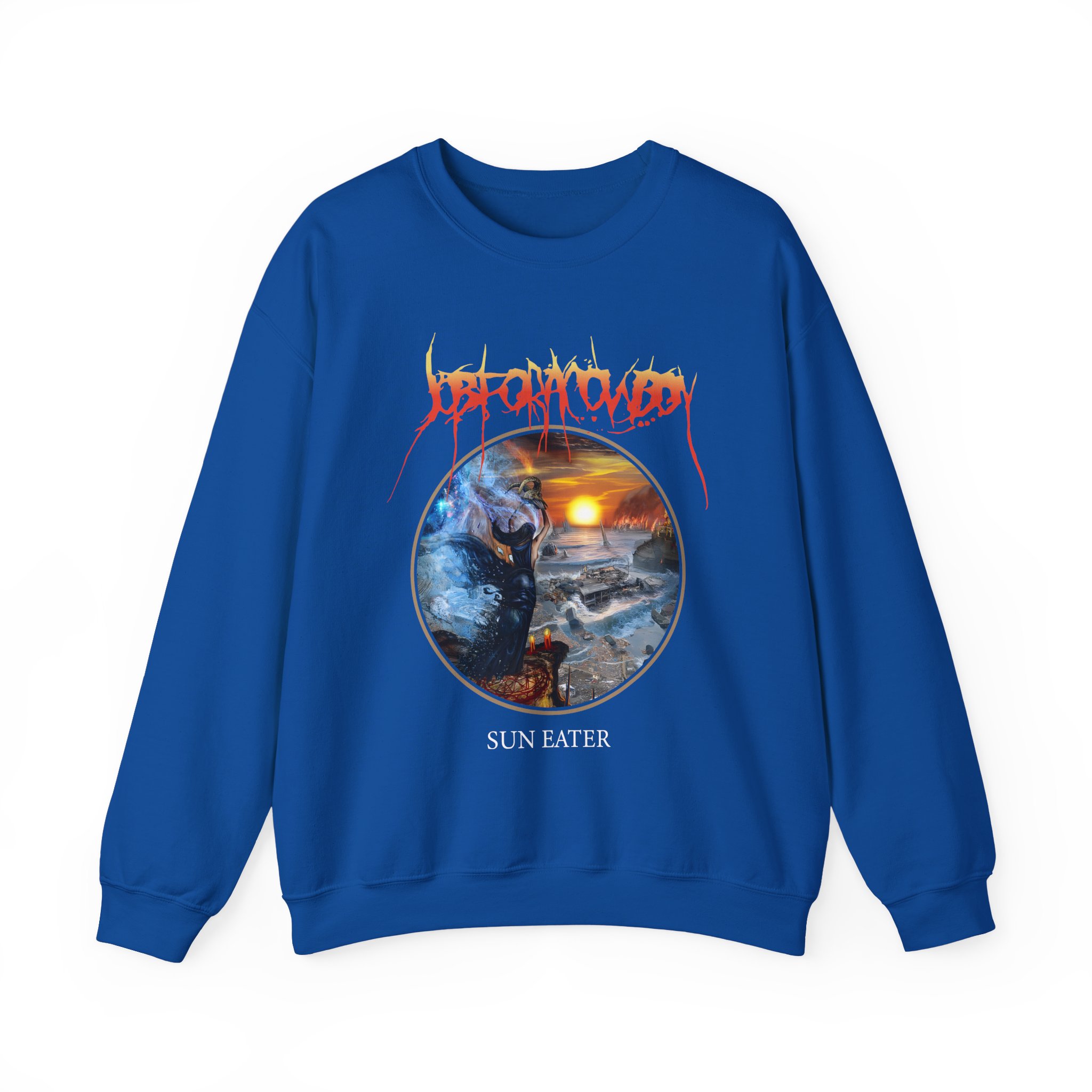 Job for a Cowboy Sun Eater Unisex Heavy Blendâ„¢ Crewneck Sweatshirt