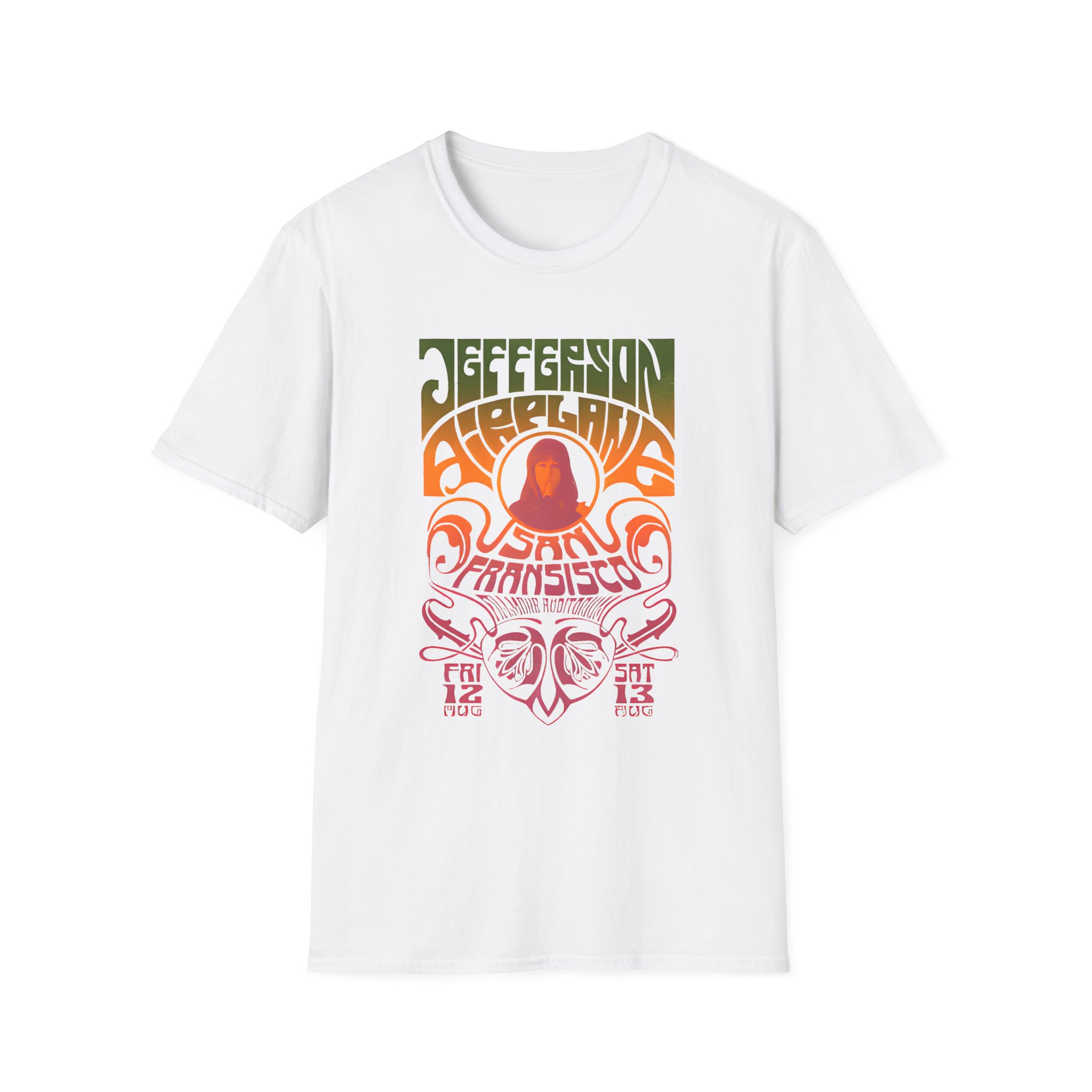 Jefferson Airplane Psychedelic Unisex Softstyle T-Shirt