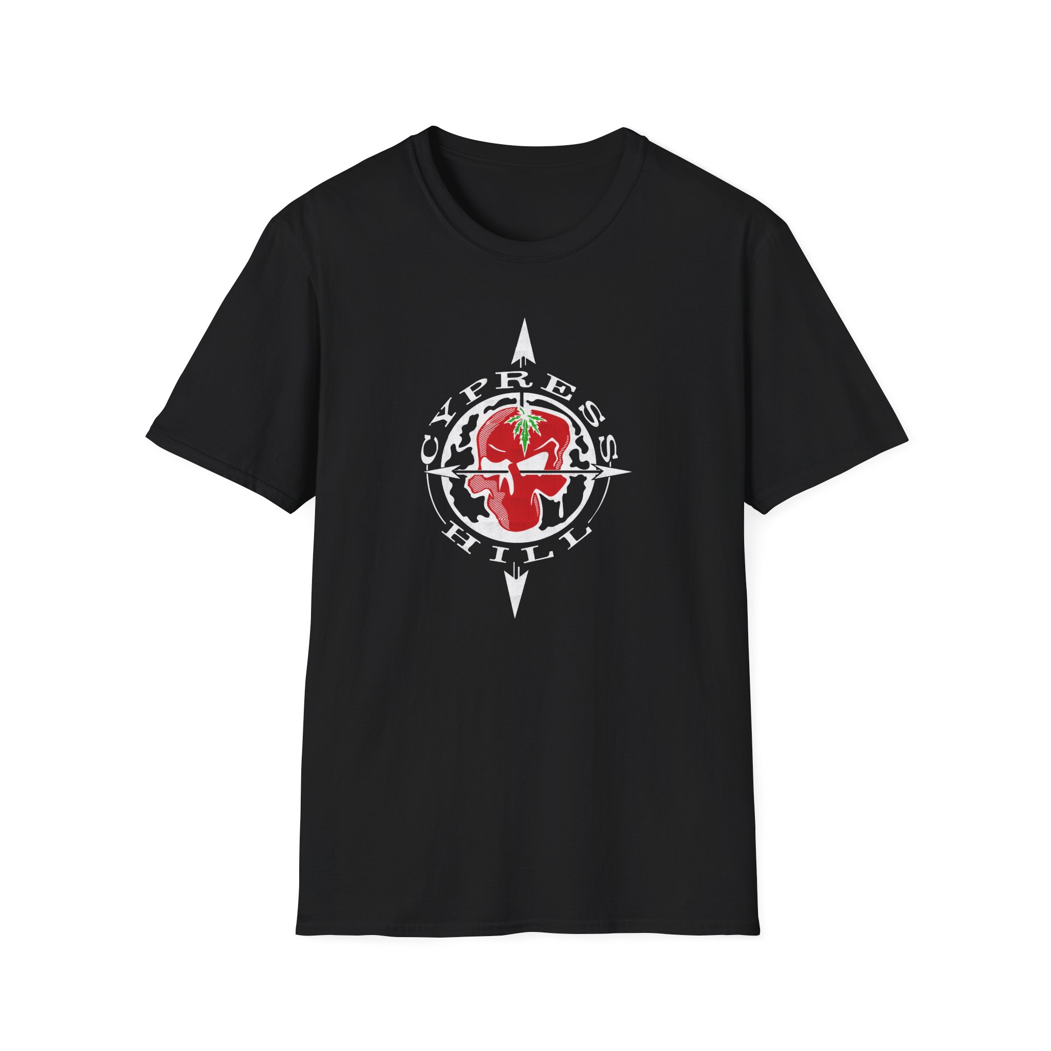 Cypress Hill OG Skull & Compass Unisex Softstyle T-Shirt