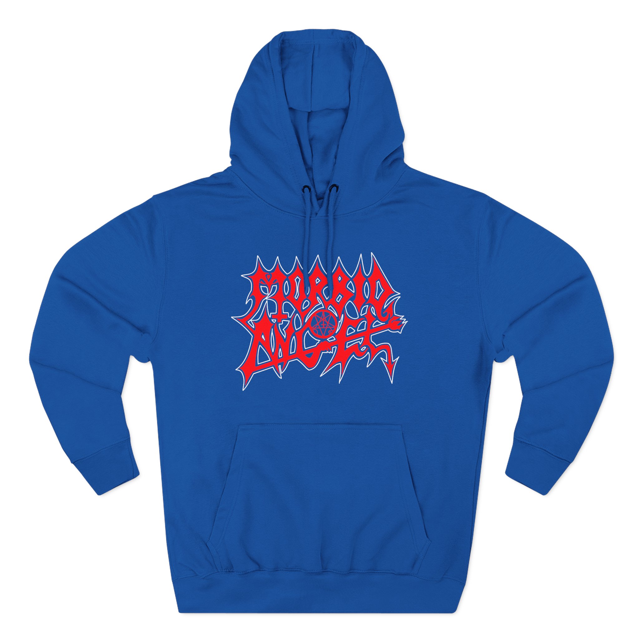 Morbid Angel Red Logo Three-Panel Fleece Hoodie