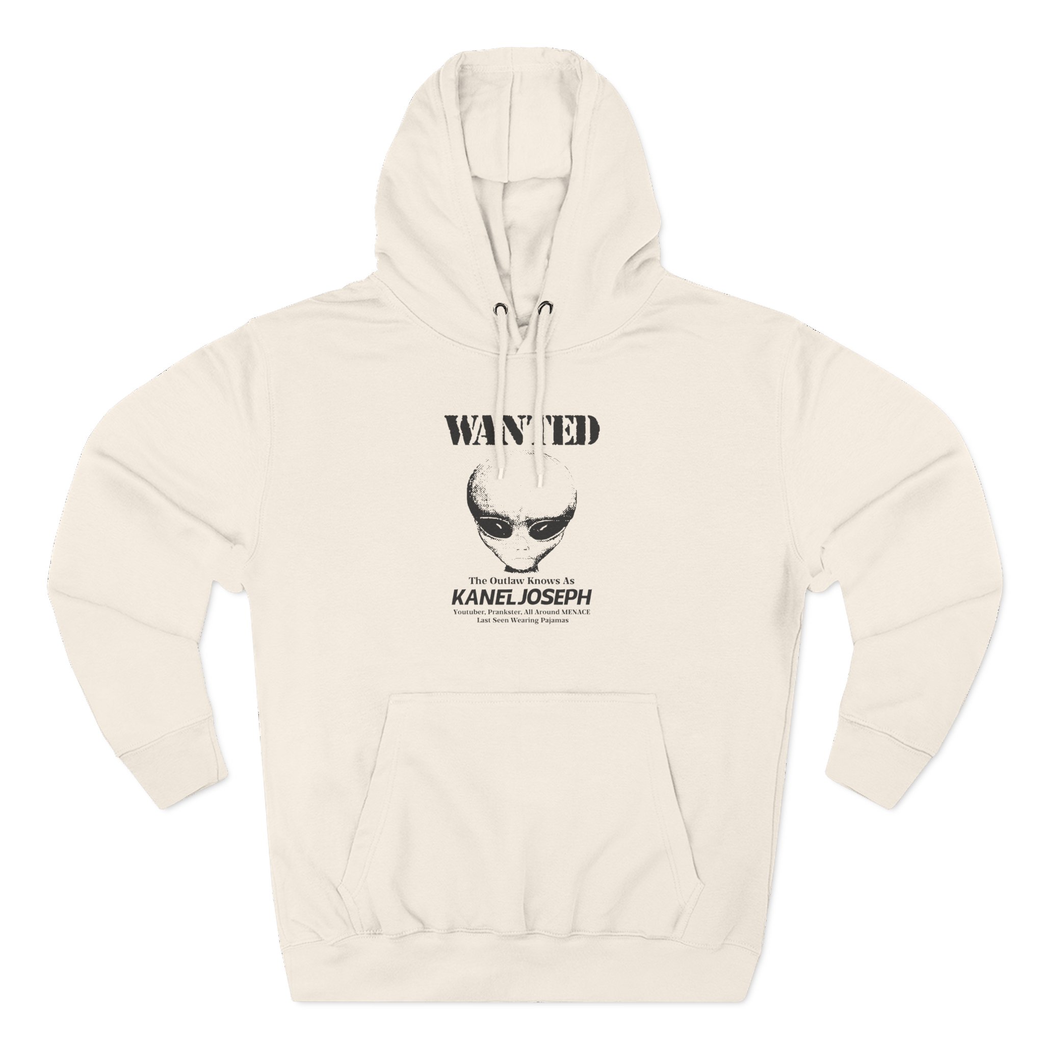 Kanel Joseph Wanted Alien Three-Panel Fleece Hoodie