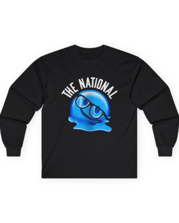 The National Melting Emoji Unisex Ultra Cotton Long Sleeve Tee