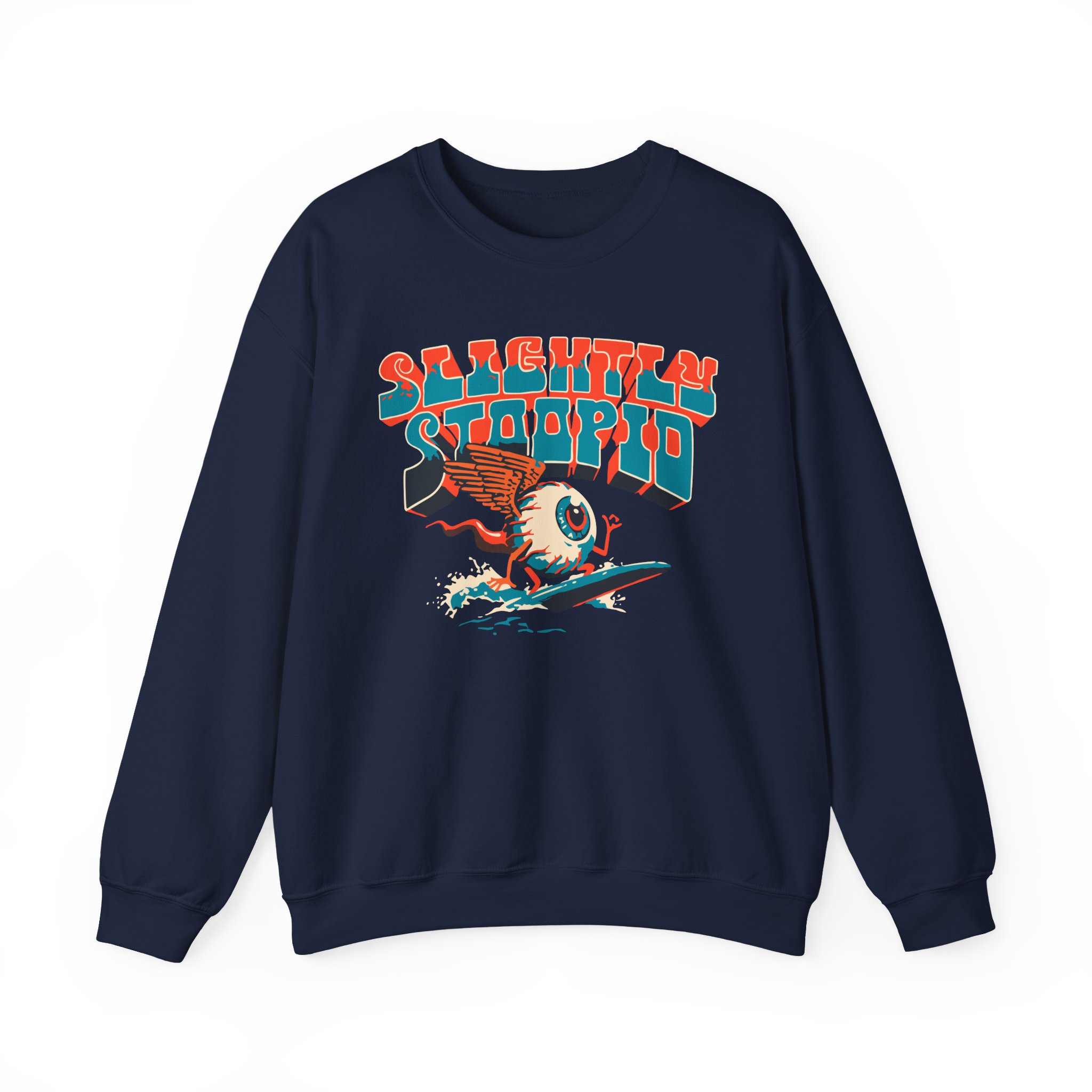 Slightly Stoopid Surfing Eyeball Unisex Heavy Blendâ„¢ Crewneck Sweatshirt