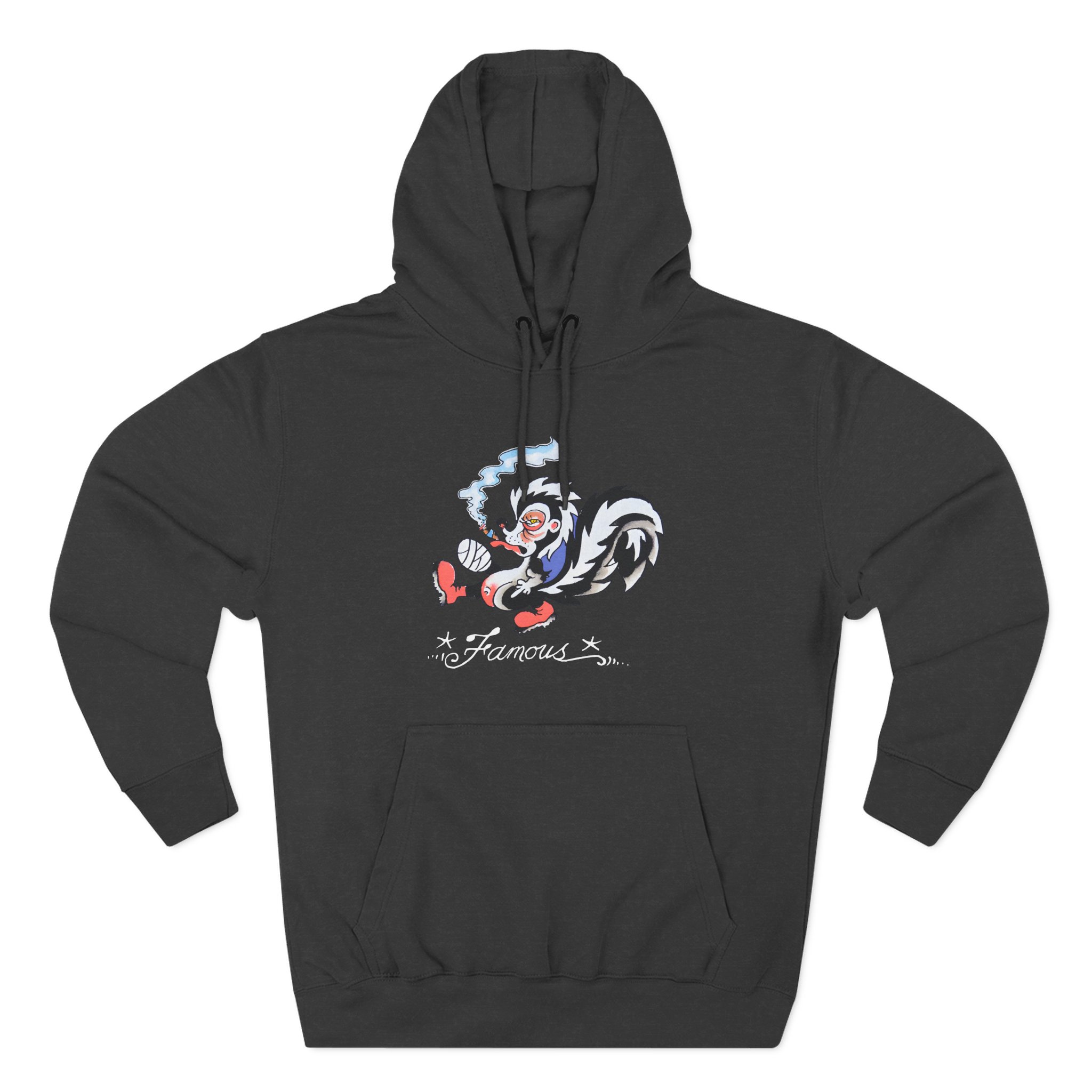 Kim Petras Famous Skunk Boxy Three-Panel Fleece Hoodie