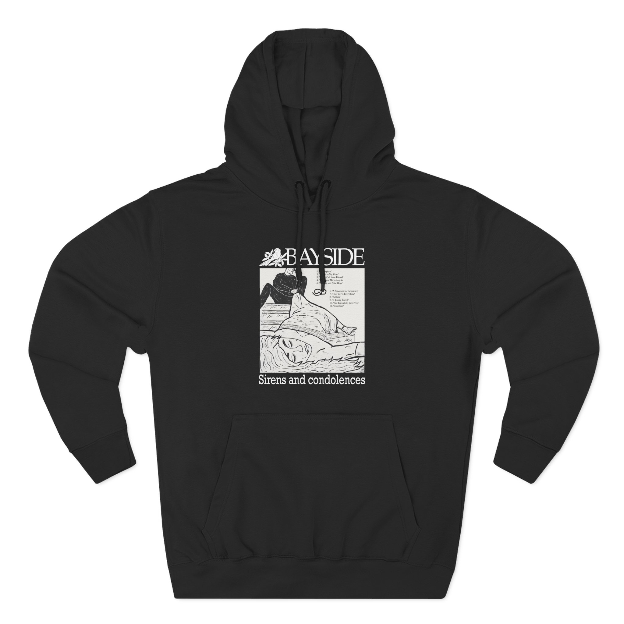 Bayside Sirens and Condolences Three-Panel Fleece Hoodie