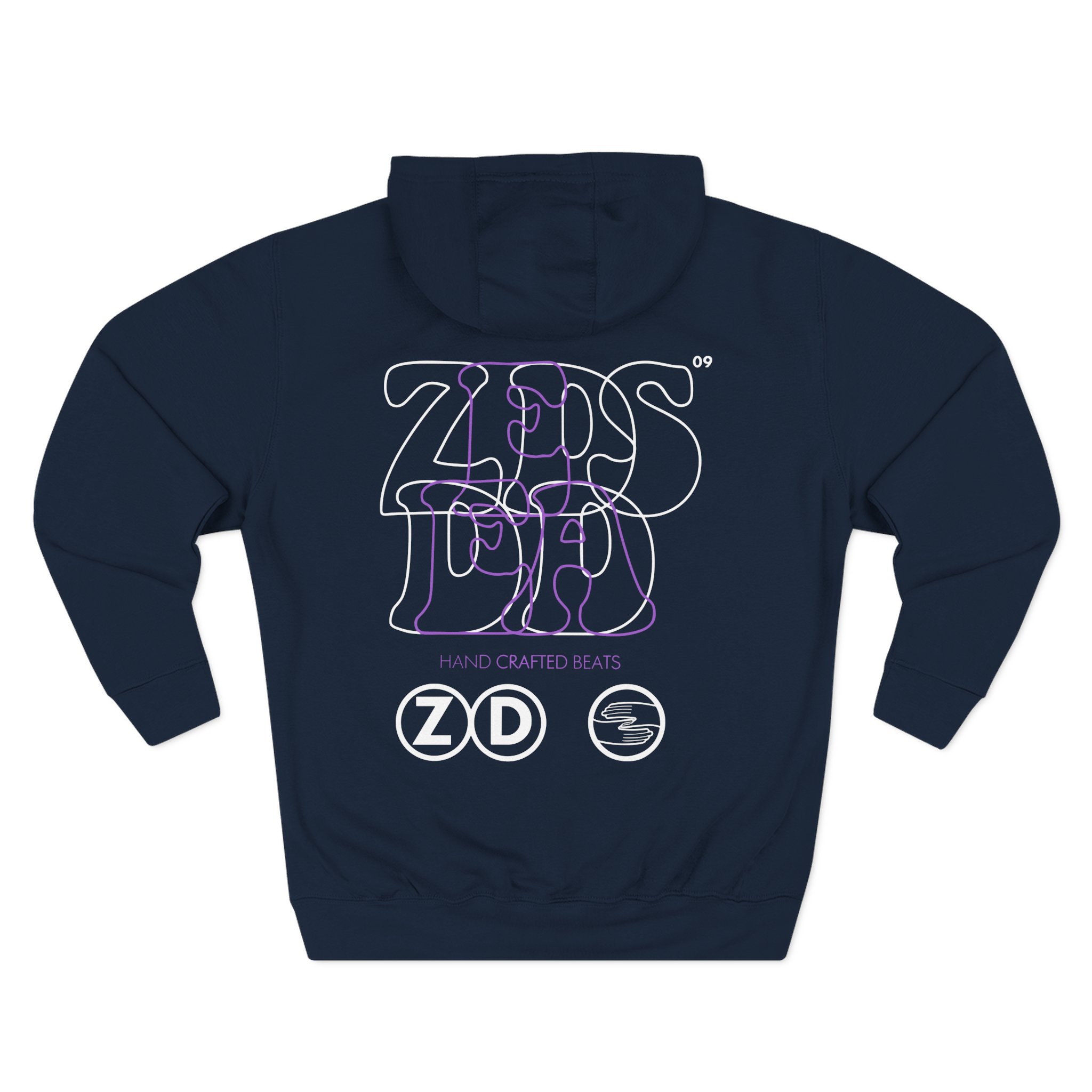 Zeds Dead Hand Crafted Three-Panel Fleece Hoodie