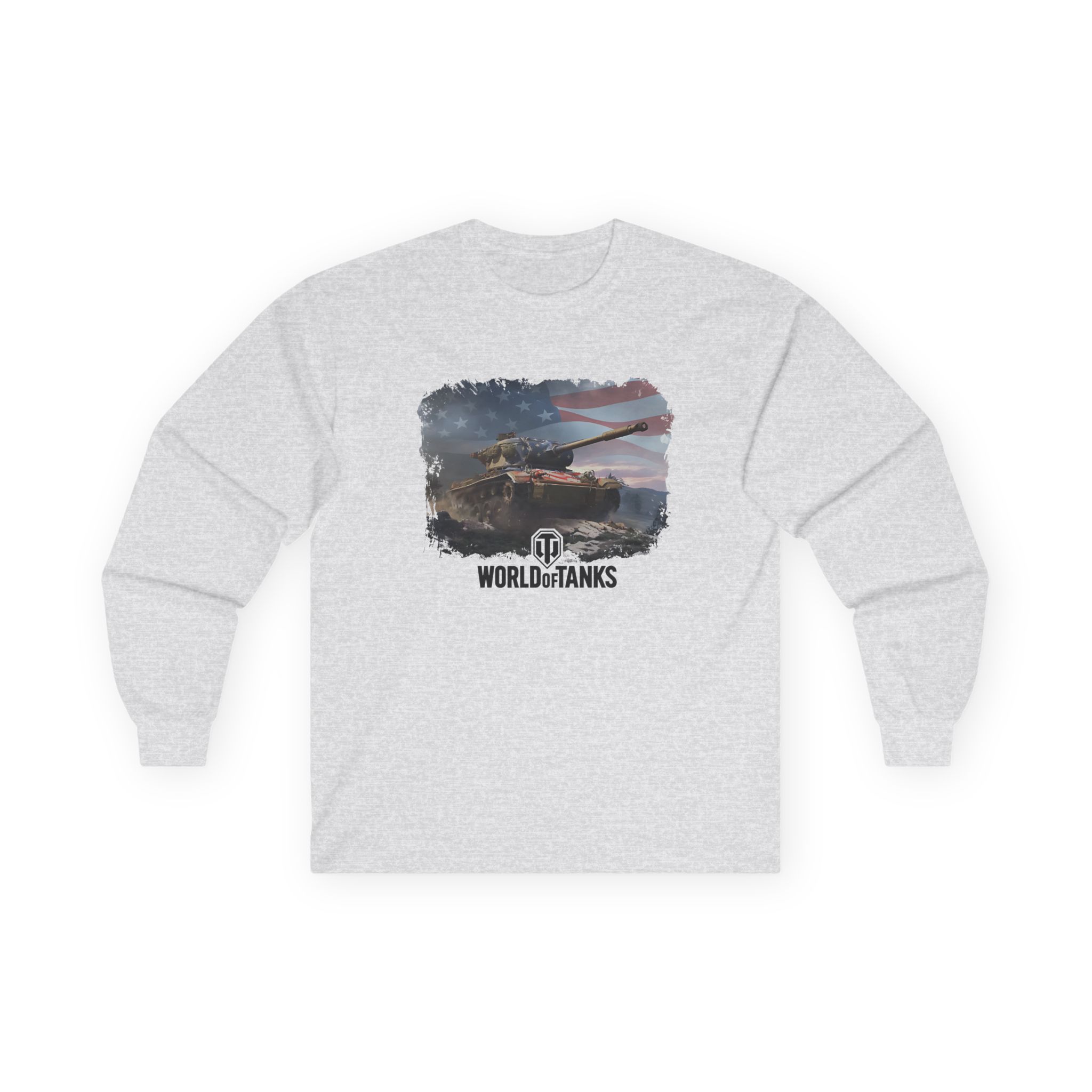 World of Tank Wot July 4th T78 Unisex Ultra Cotton Long Sleeve Tee
