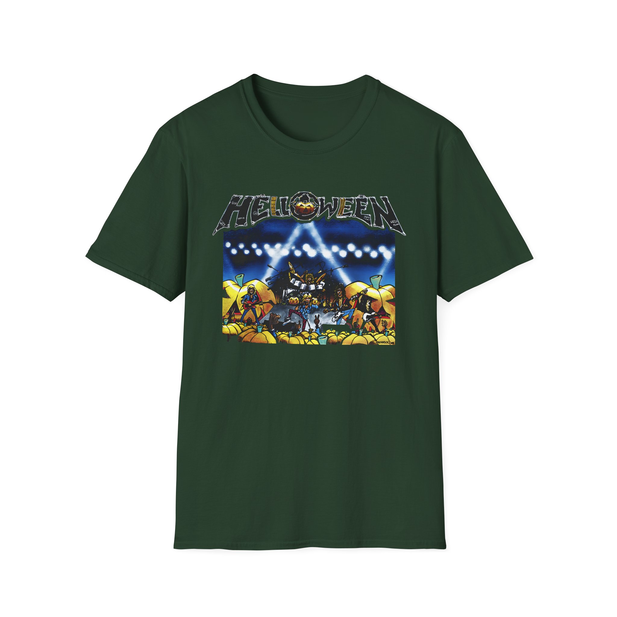 Helloween Live in the U.k. Unisex Softstyle T-Shirt
