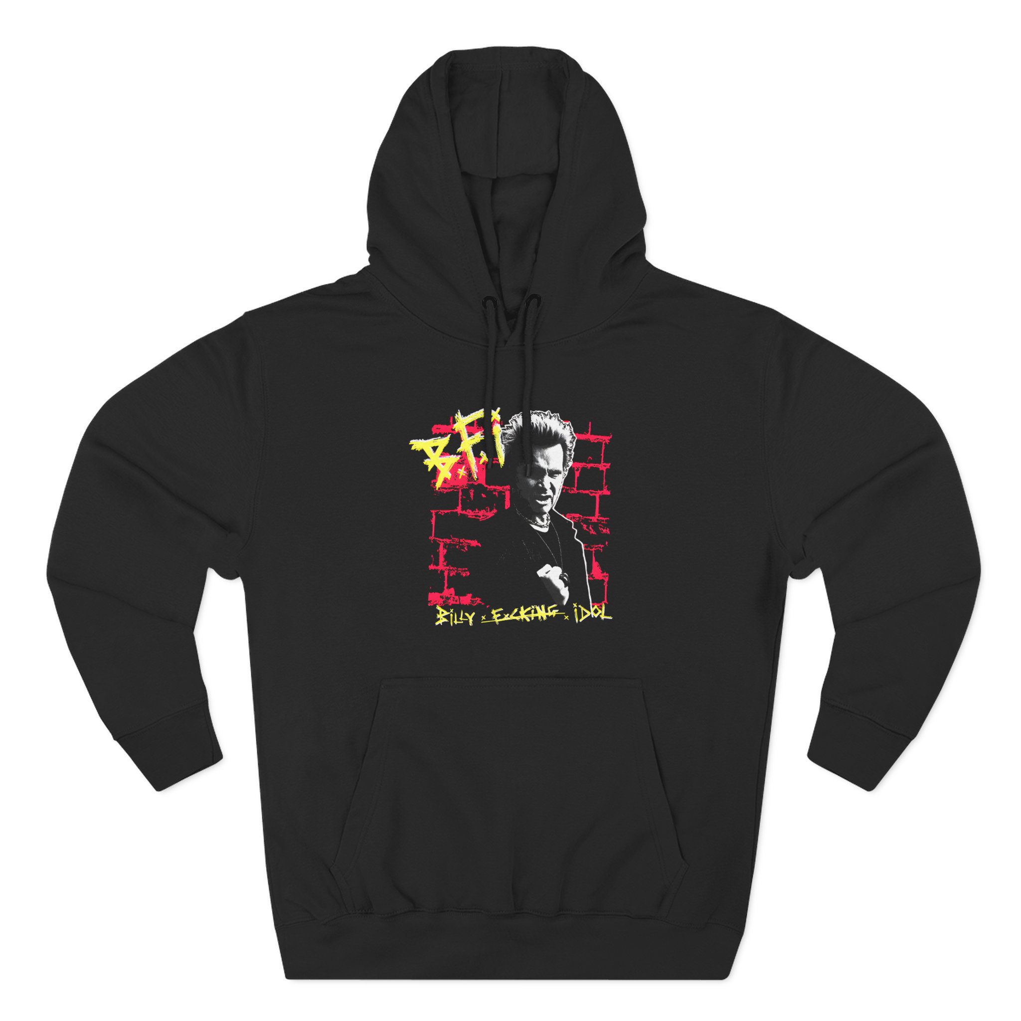 Billy Idol BFI Brick Three-Panel Fleece Hoodie