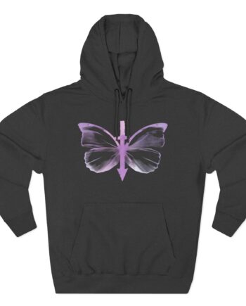 The Pretty Reckless Three-Panel Fleece Hoodie