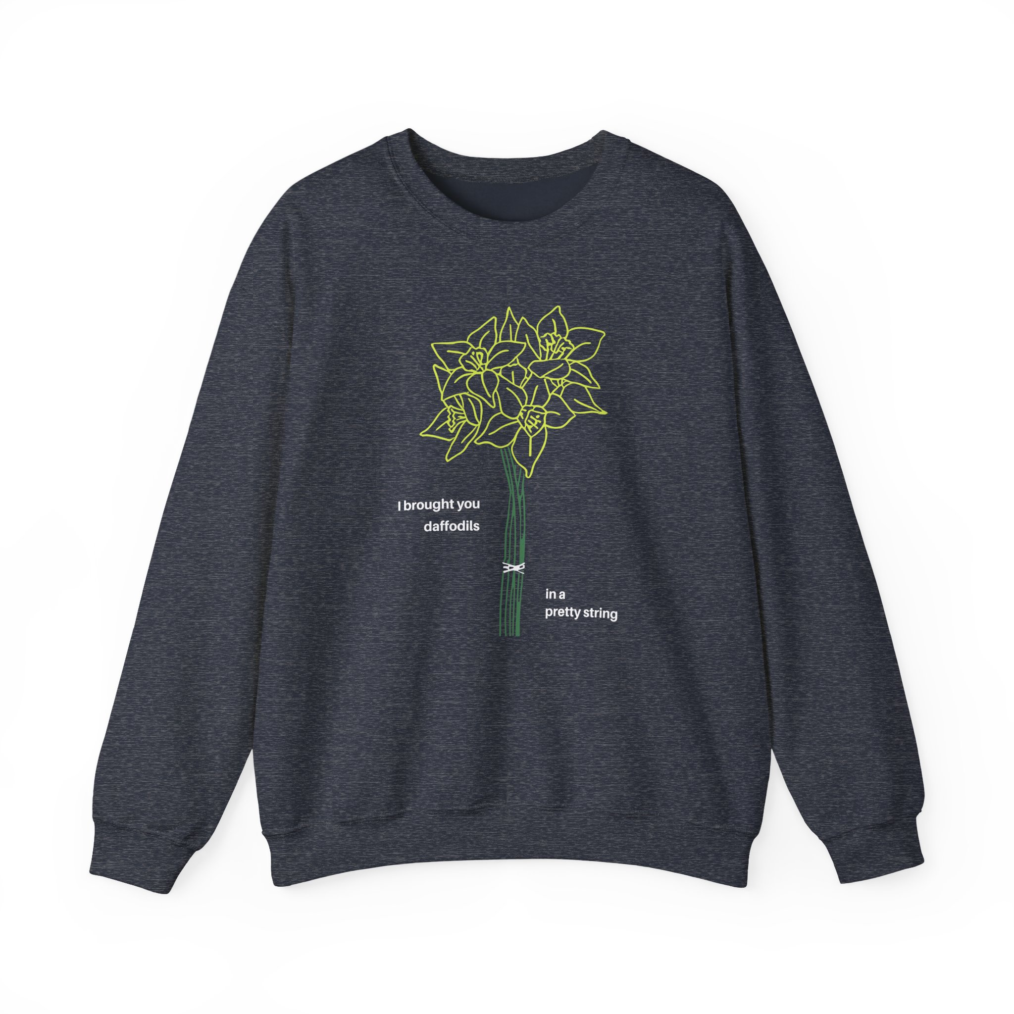 Tom Odell Daffodils Unisex Heavy Blendâ„¢ Crewneck Sweatshirt