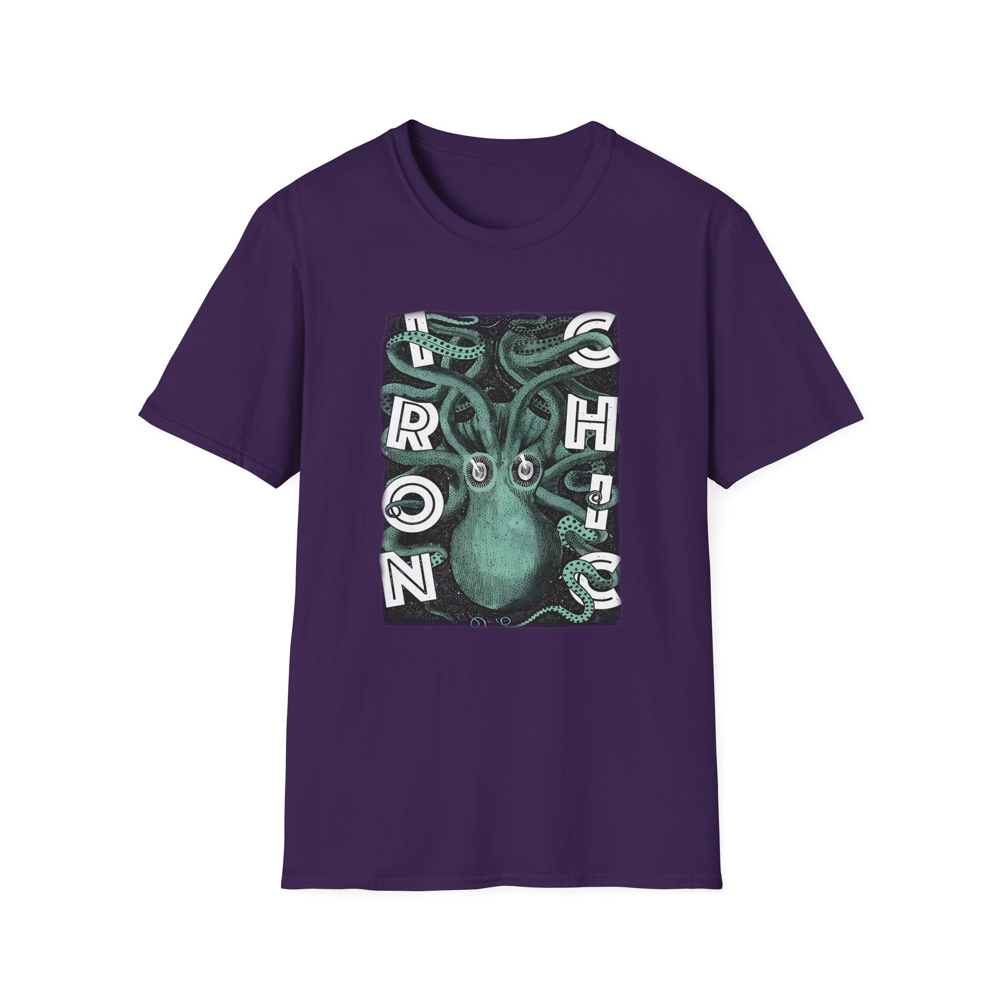 Iron Chic Octopus Unisex Softstyle T-Shirt
