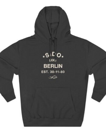 Sido (030) Berlin Three-Panel Fleece Hoodie