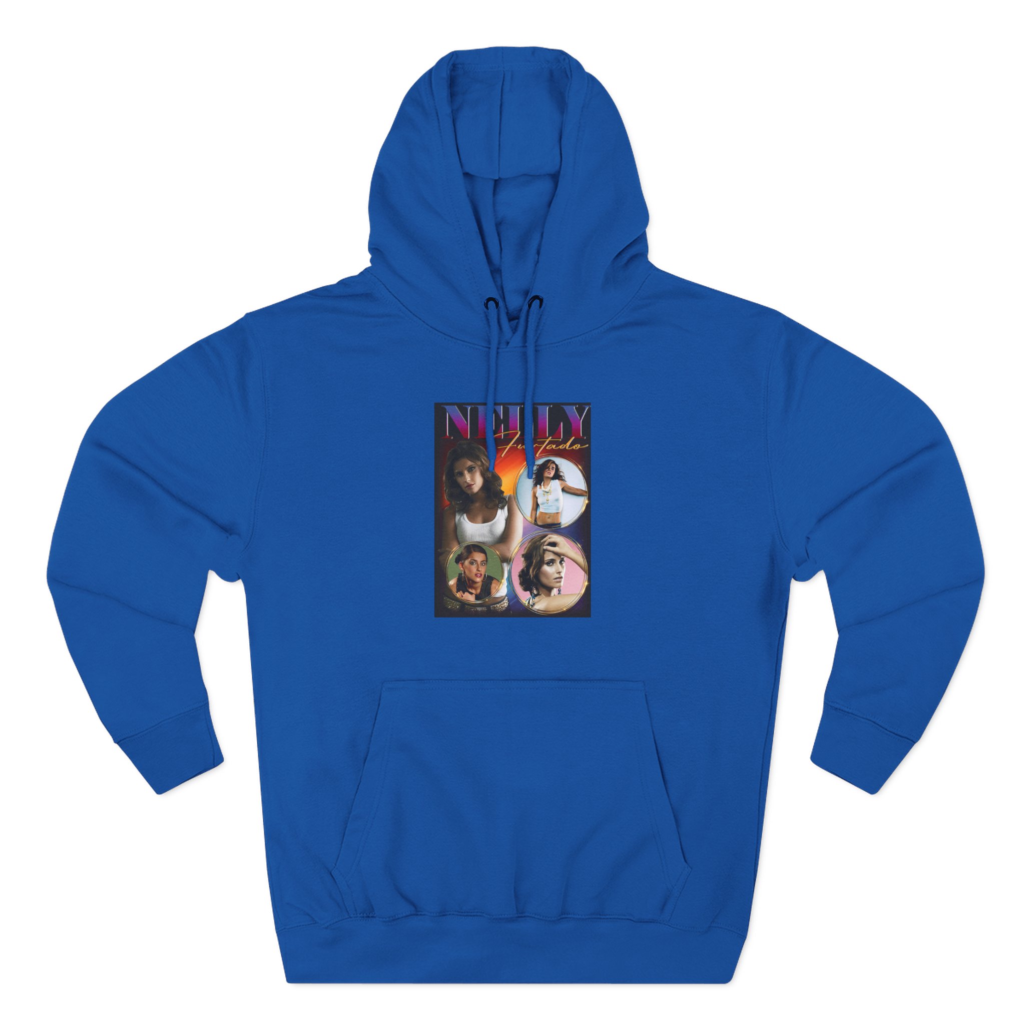 Nelly Furtado Three-Panel Fleece Hoodie