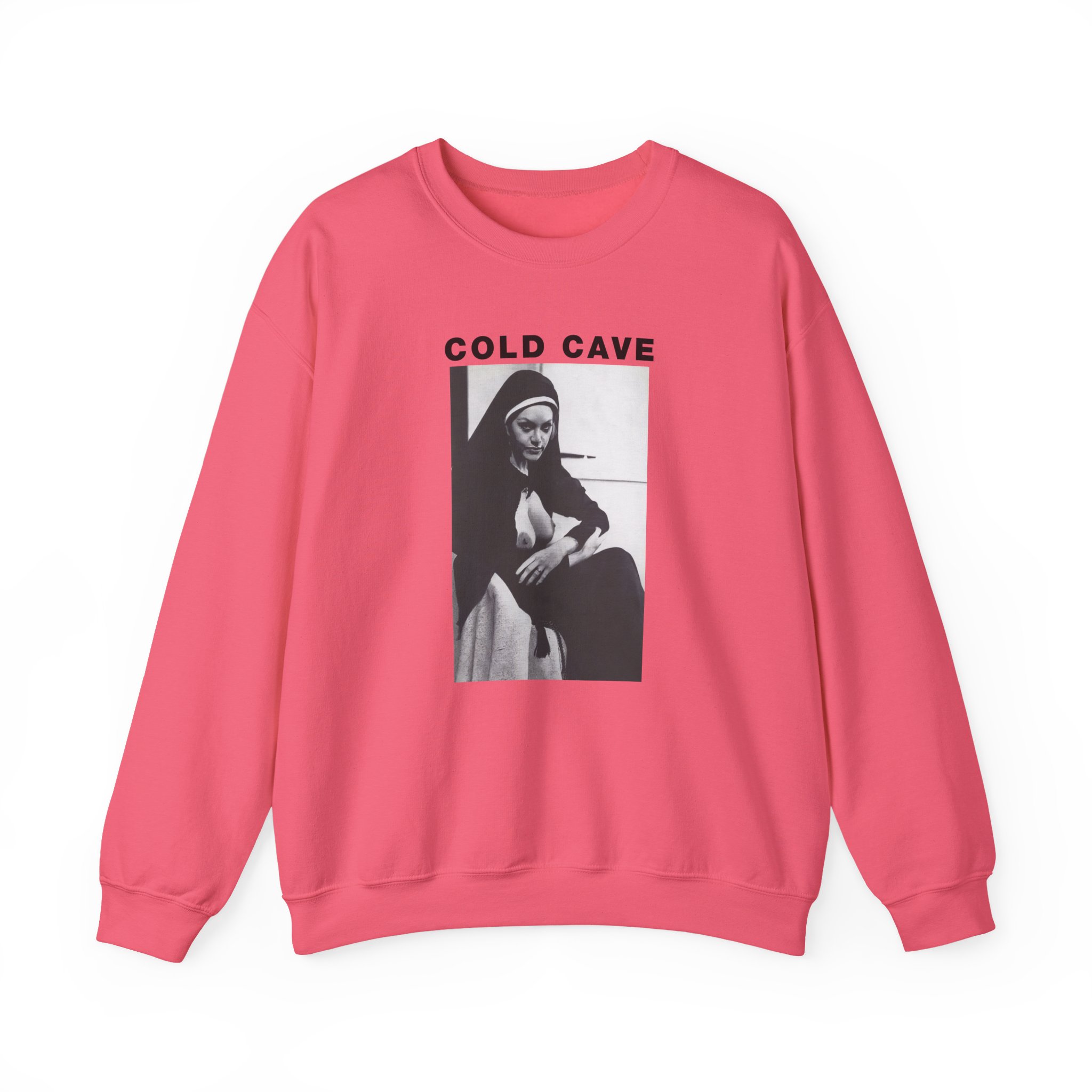 Cold Cave Nun Unisex Heavy Blendâ„¢ Crewneck Sweatshirt