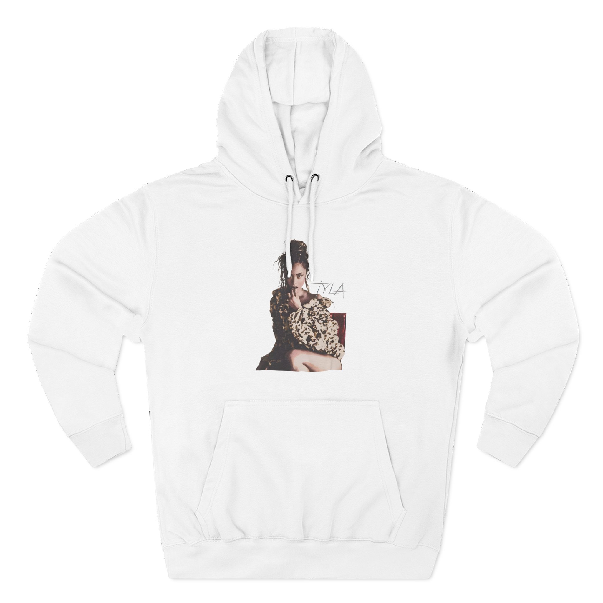 Tyla Sitting Portrait Three-Panel Fleece Hoodie