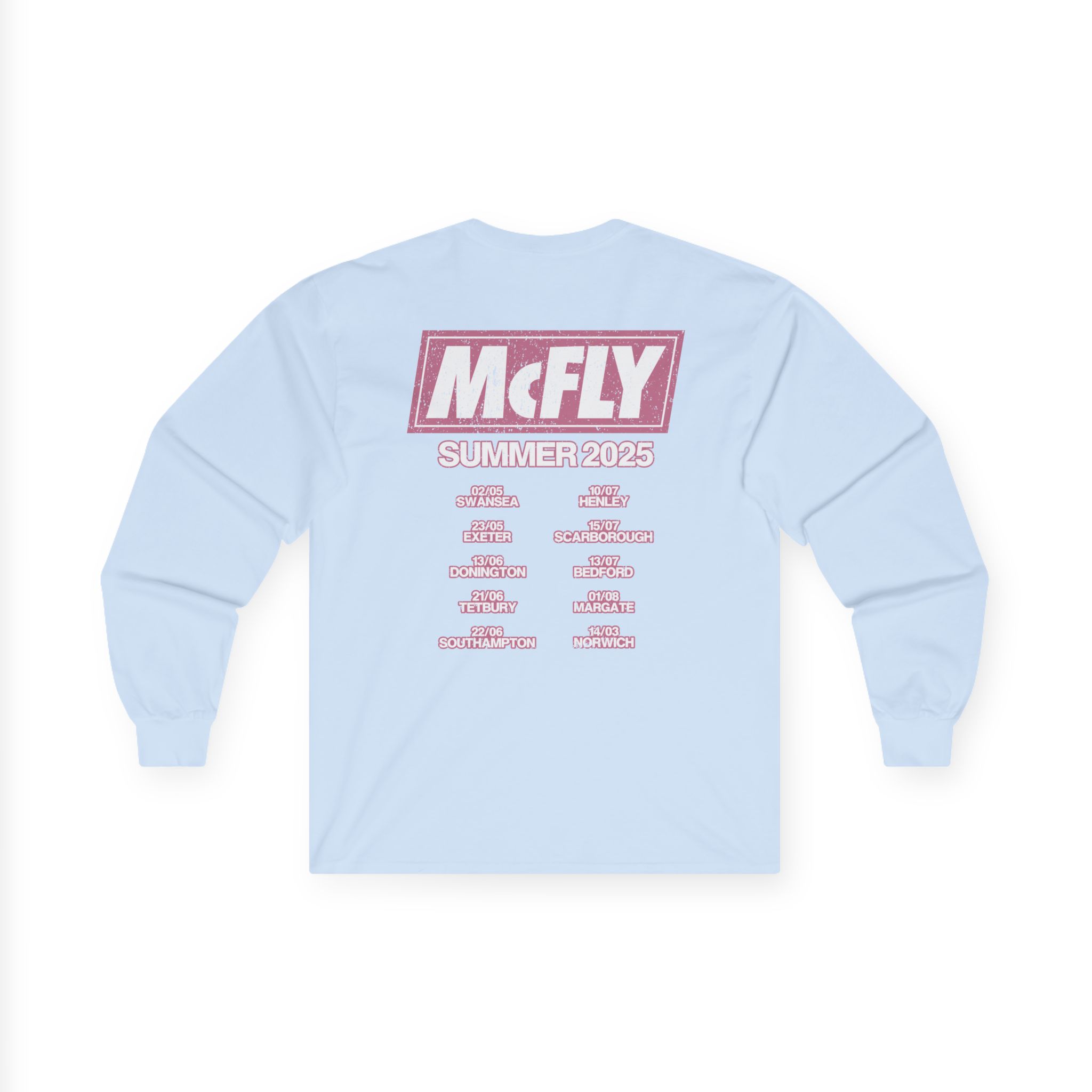 Mcfly Summer 2025 Tour Unisex Ultra Cotton Long Sleeve Tee