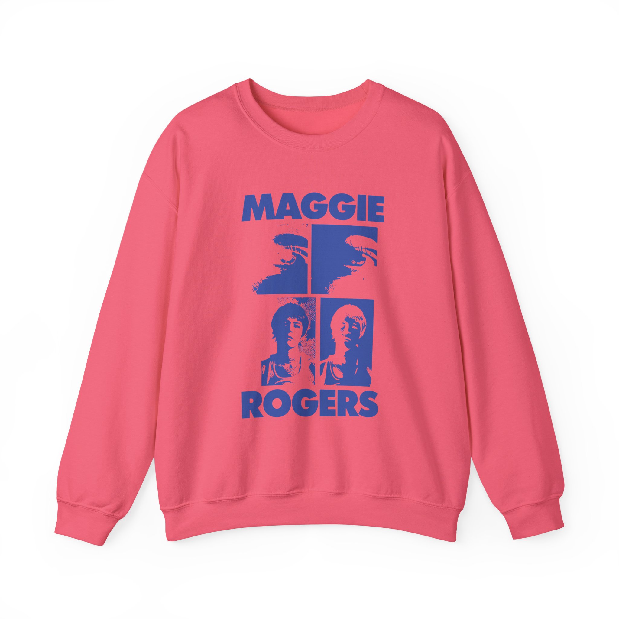 Maggie Rogers Mustard Grid Unisex Heavy Blendâ„¢ Crewneck Sweatshirt