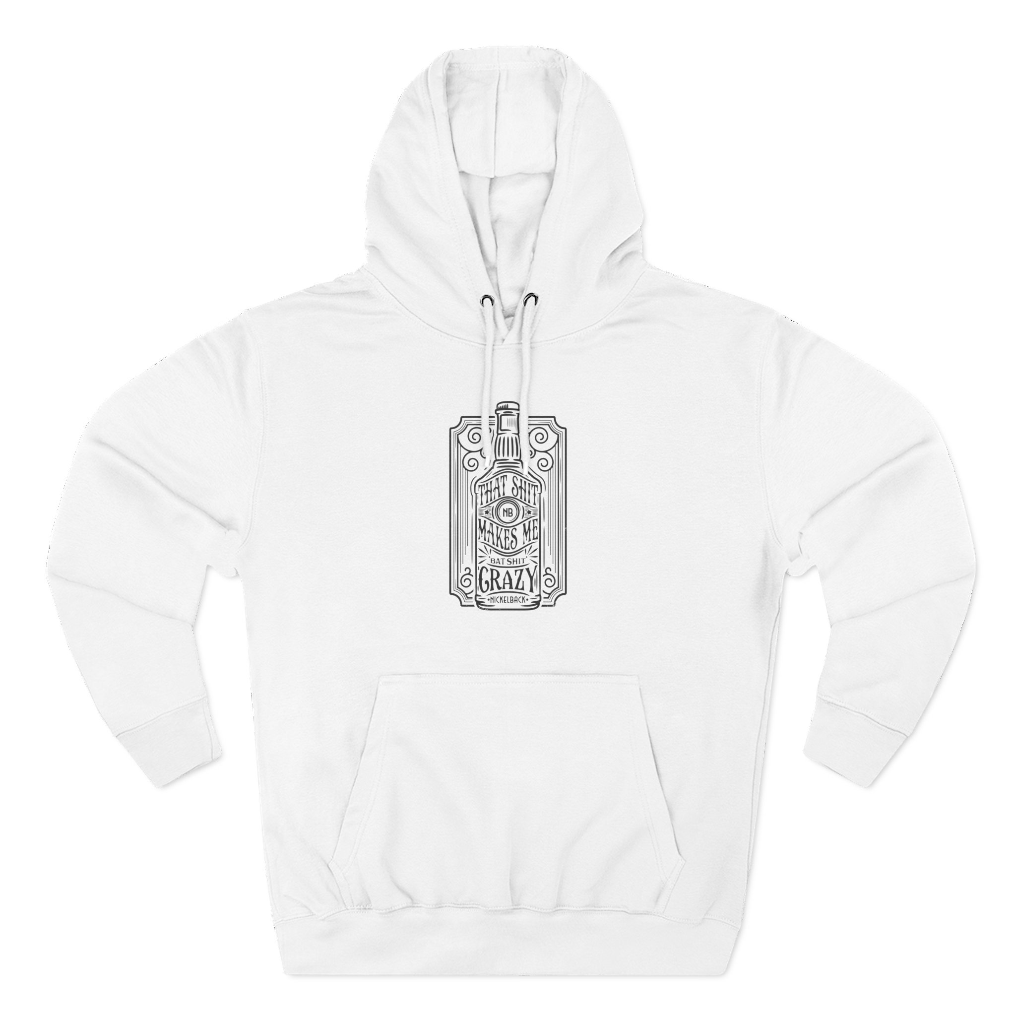 Nickelback Batshit Crazy Three-Panel Fleece Hoodie