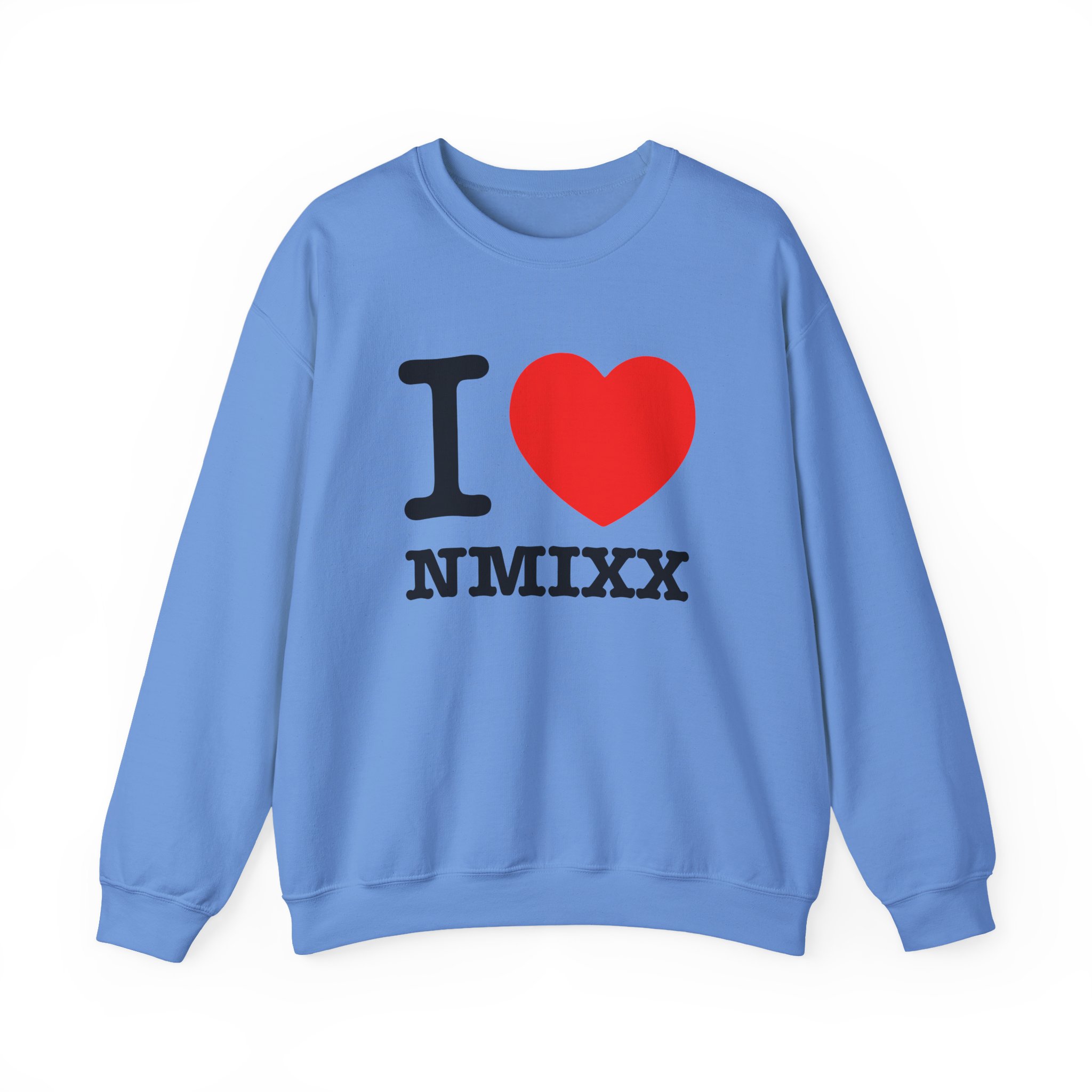 I Love Nmixx Unisex Heavy Blendâ„¢ Crewneck Sweatshirt