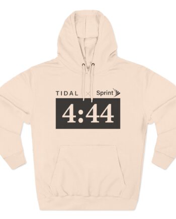 Rare 444 Jay-z Album Tour Three-Panel Fleece Hoodie