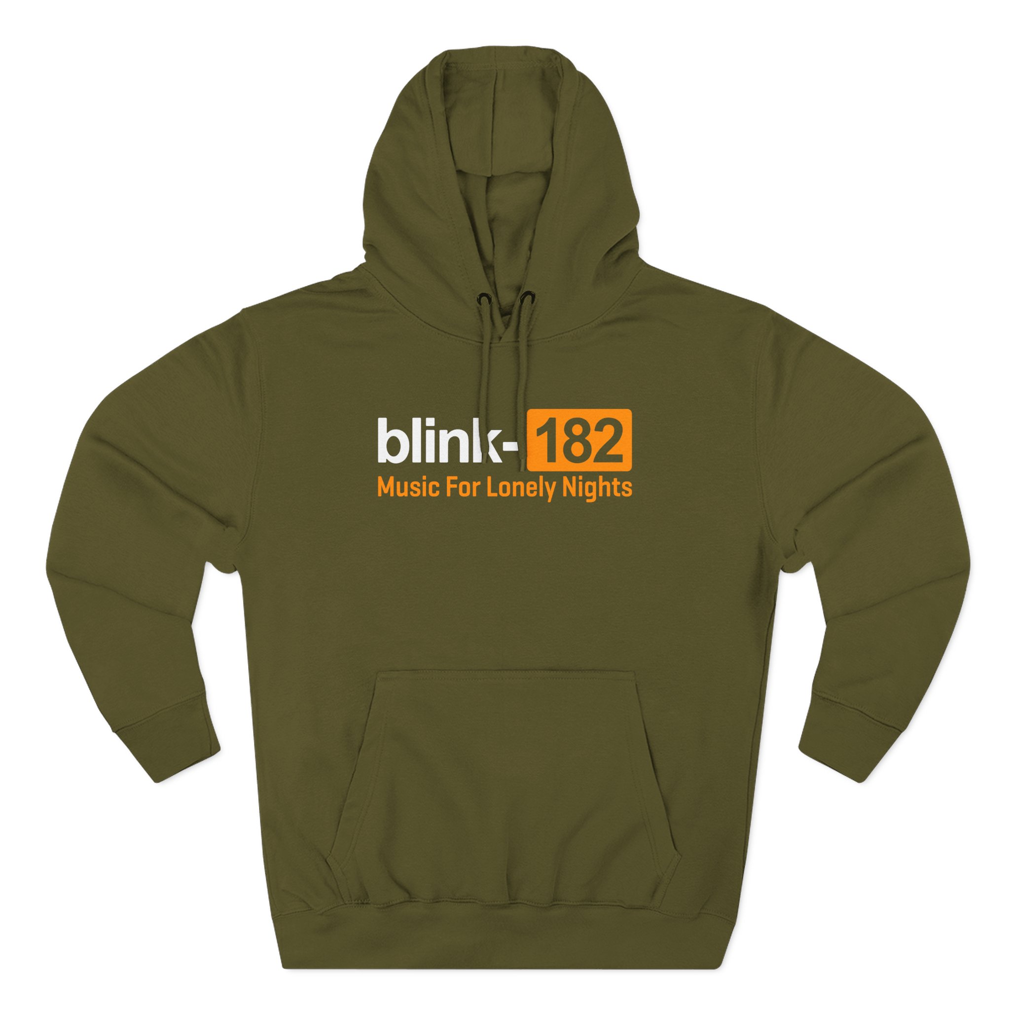 Blink 182 Music for Lonely Nights Three-Panel Fleece Hoodie