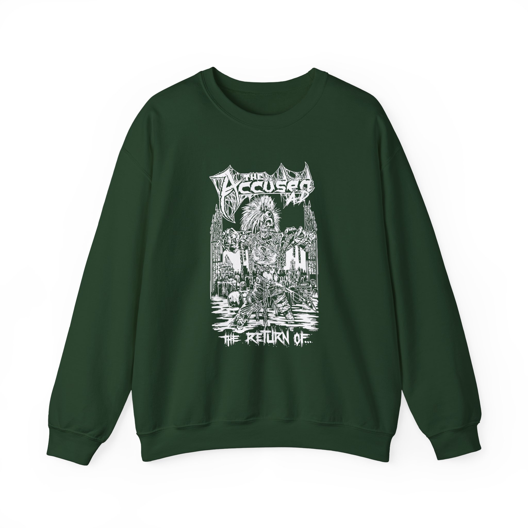 Accused Ad the Return of Unisex Heavy Blendâ„¢ Crewneck Sweatshirt