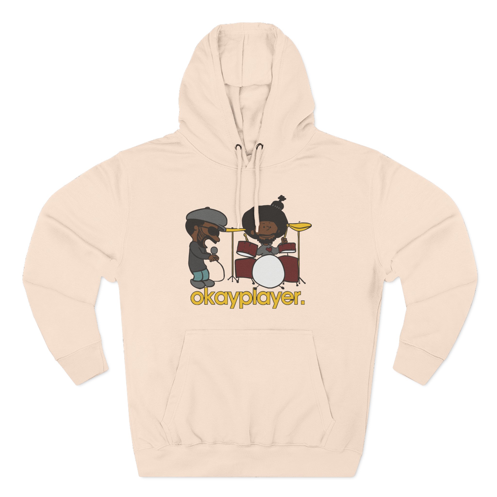 The Roots Black Thought & Questlove Okayplayer Three-Panel Fleece Hoodie