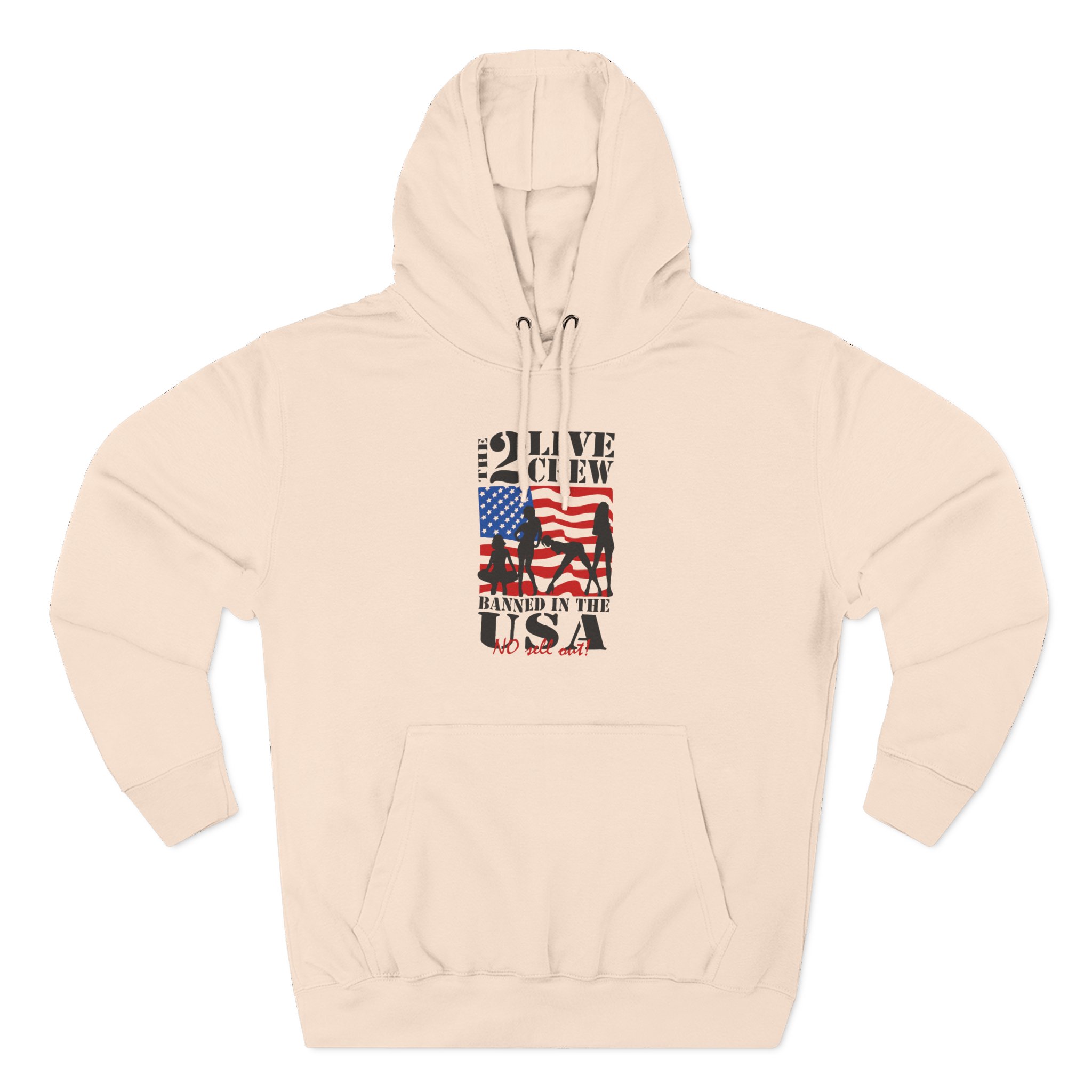 2 Live Crew The Banned in the Usa Three-Panel Fleece Hoodie