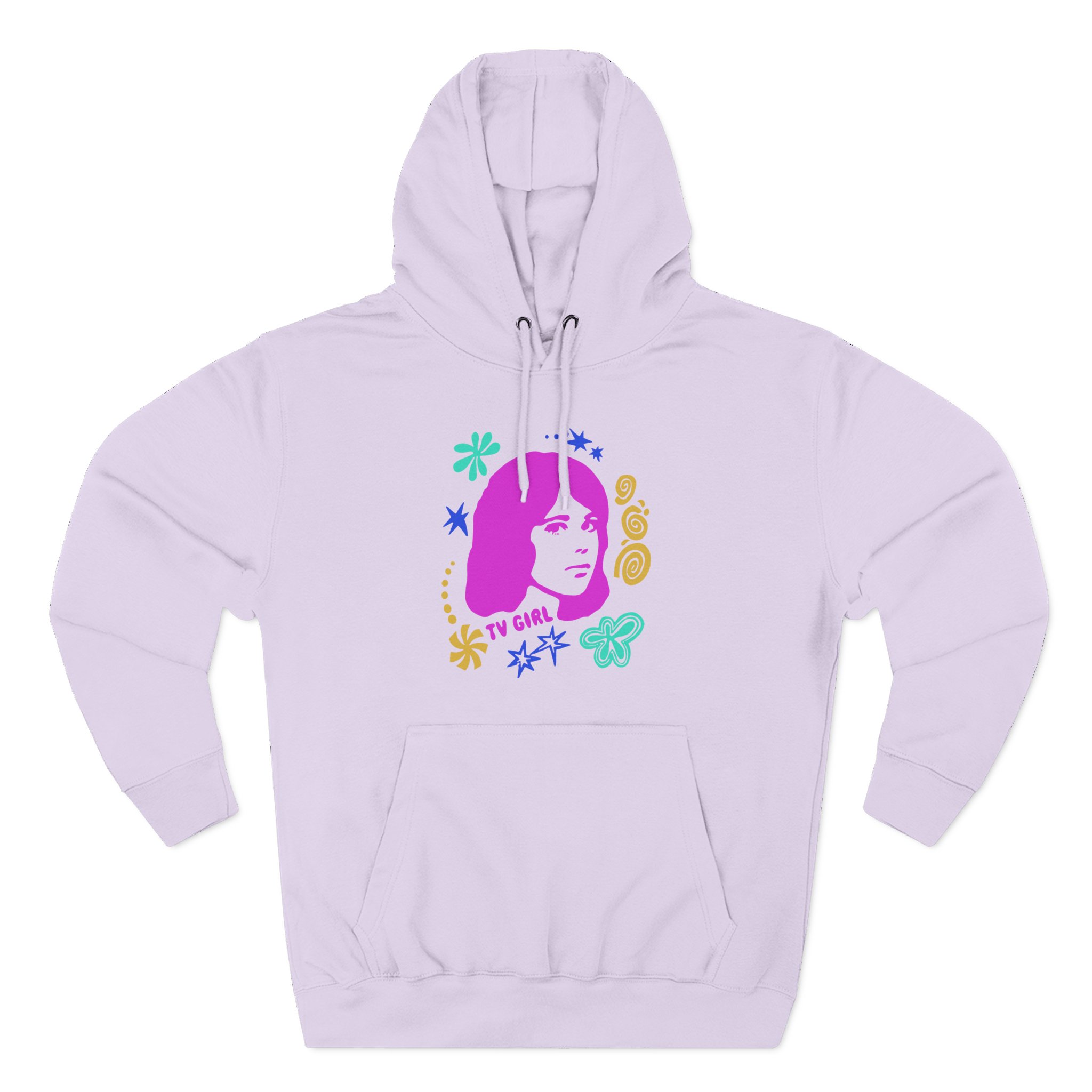 Tv Girl Three-Panel Fleece Hoodie
