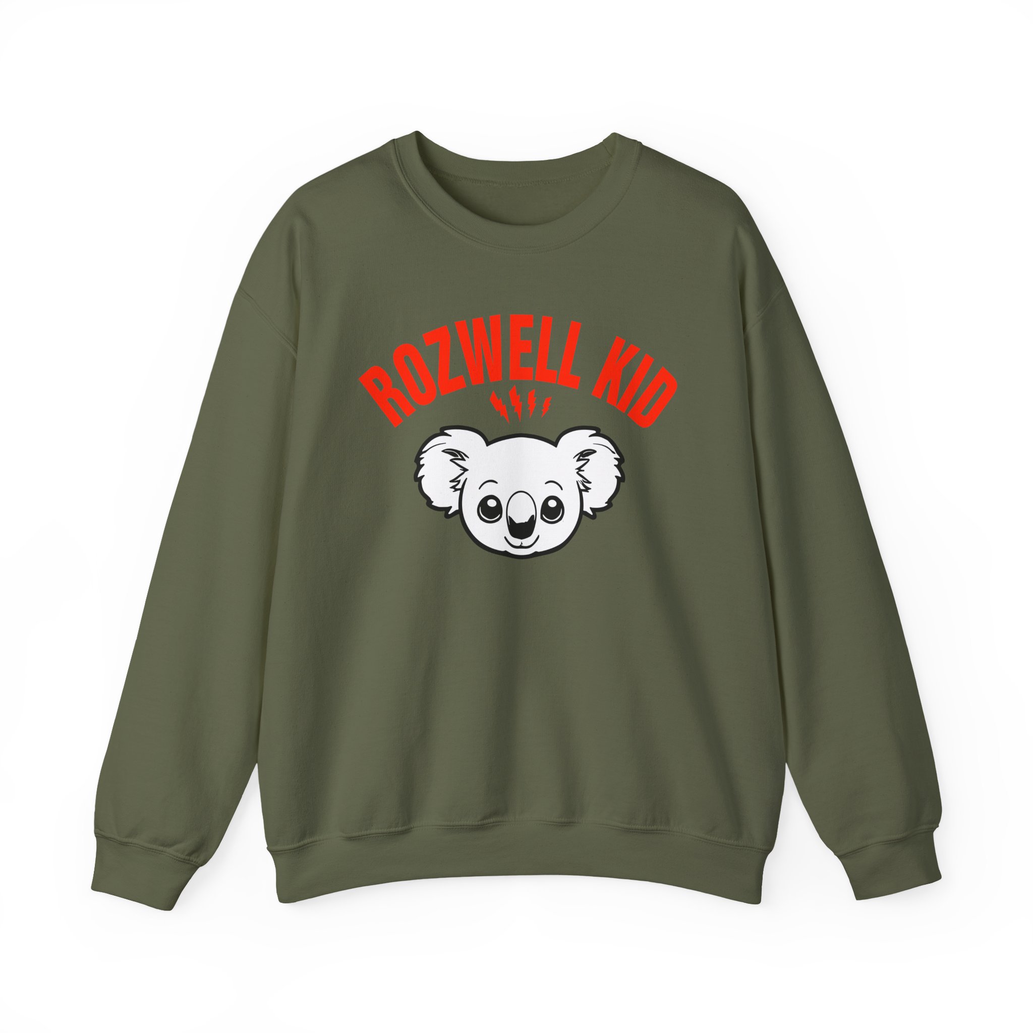 Rozwell Kid Koala Unisex Heavy Blendâ„¢ Crewneck Sweatshirt