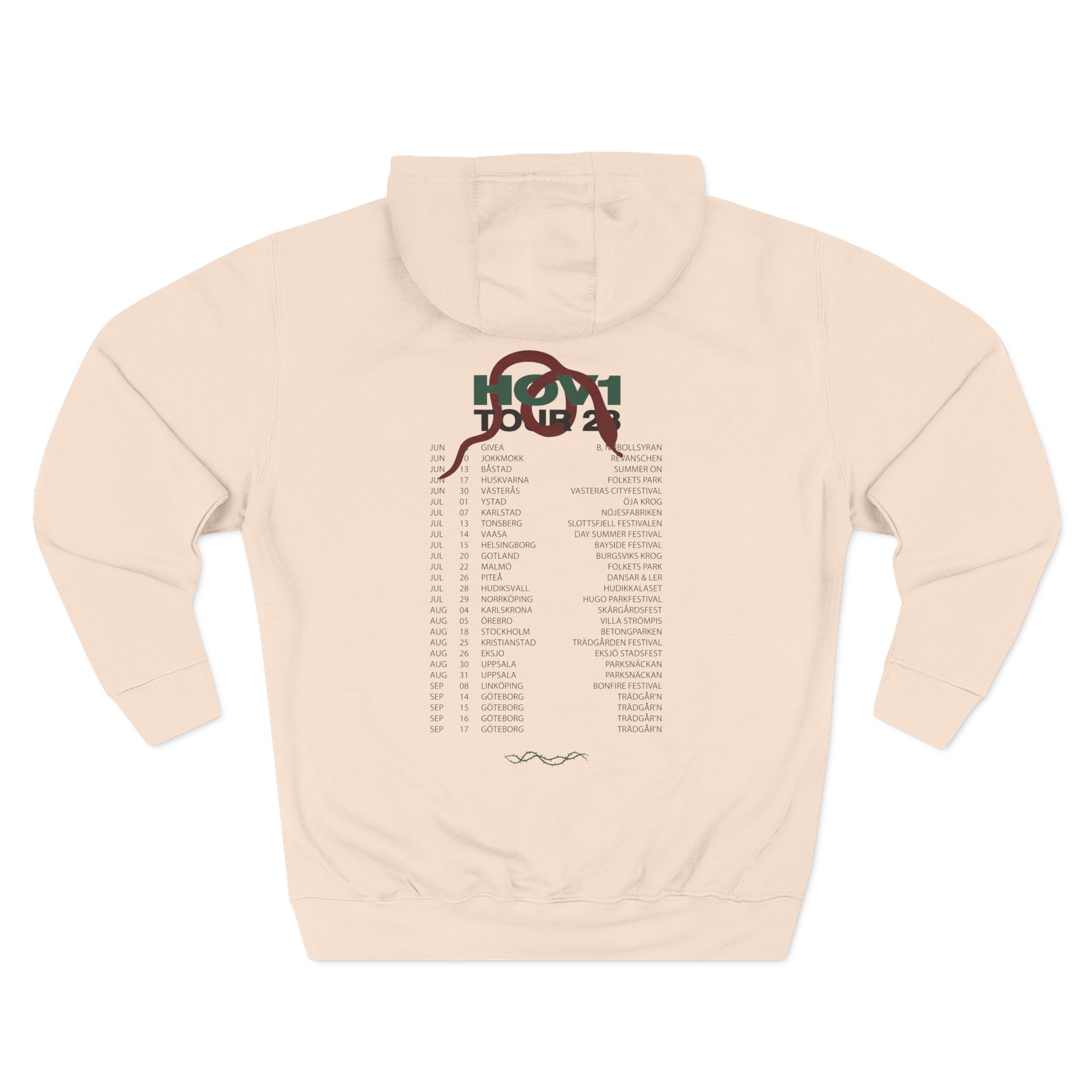 Hov1 Tour 2025 Three-Panel Fleece Hoodie