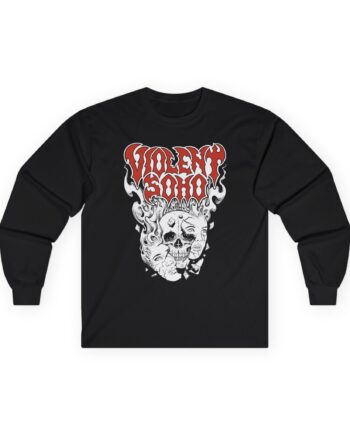 Violent Soho Murdoch Skull Unisex Ultra Cotton Long Sleeve Tee