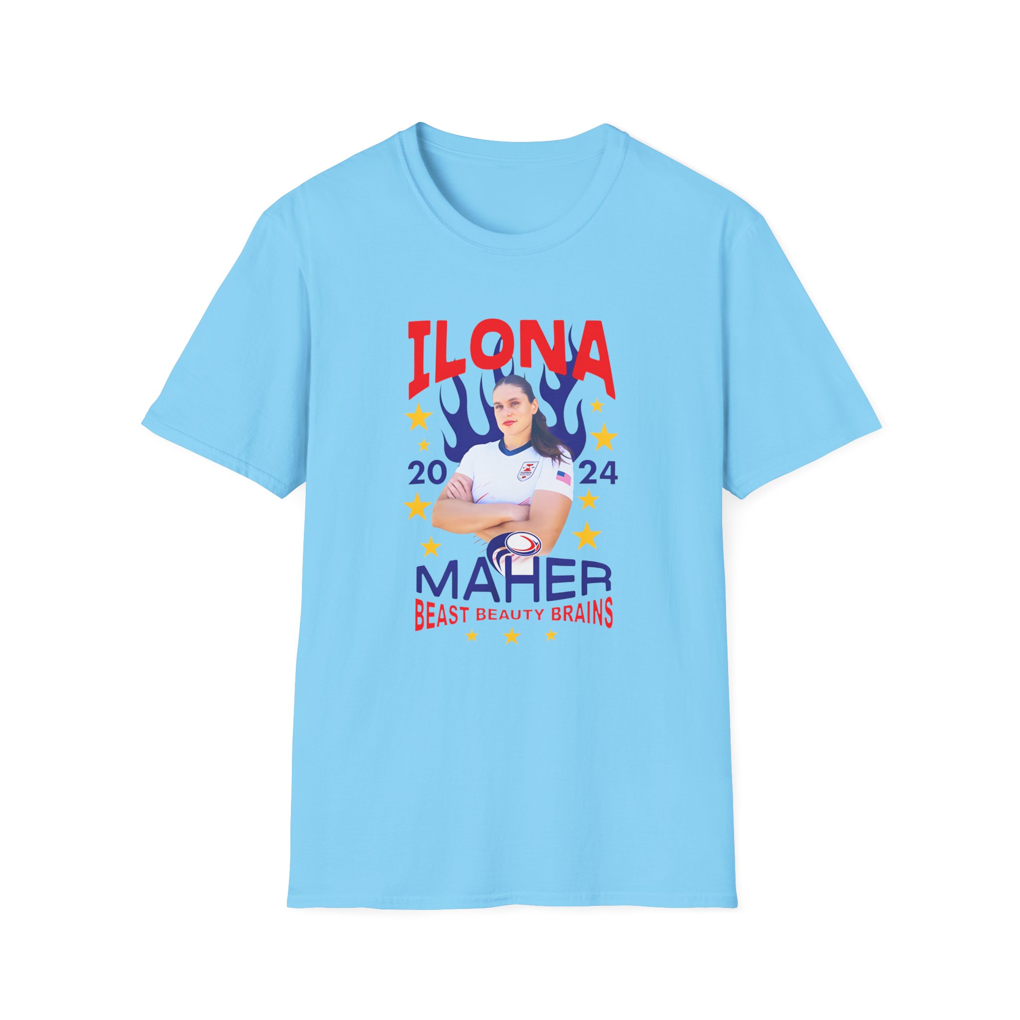 Ilona Maher Spangled Banner Unisex Softstyle T-Shirt