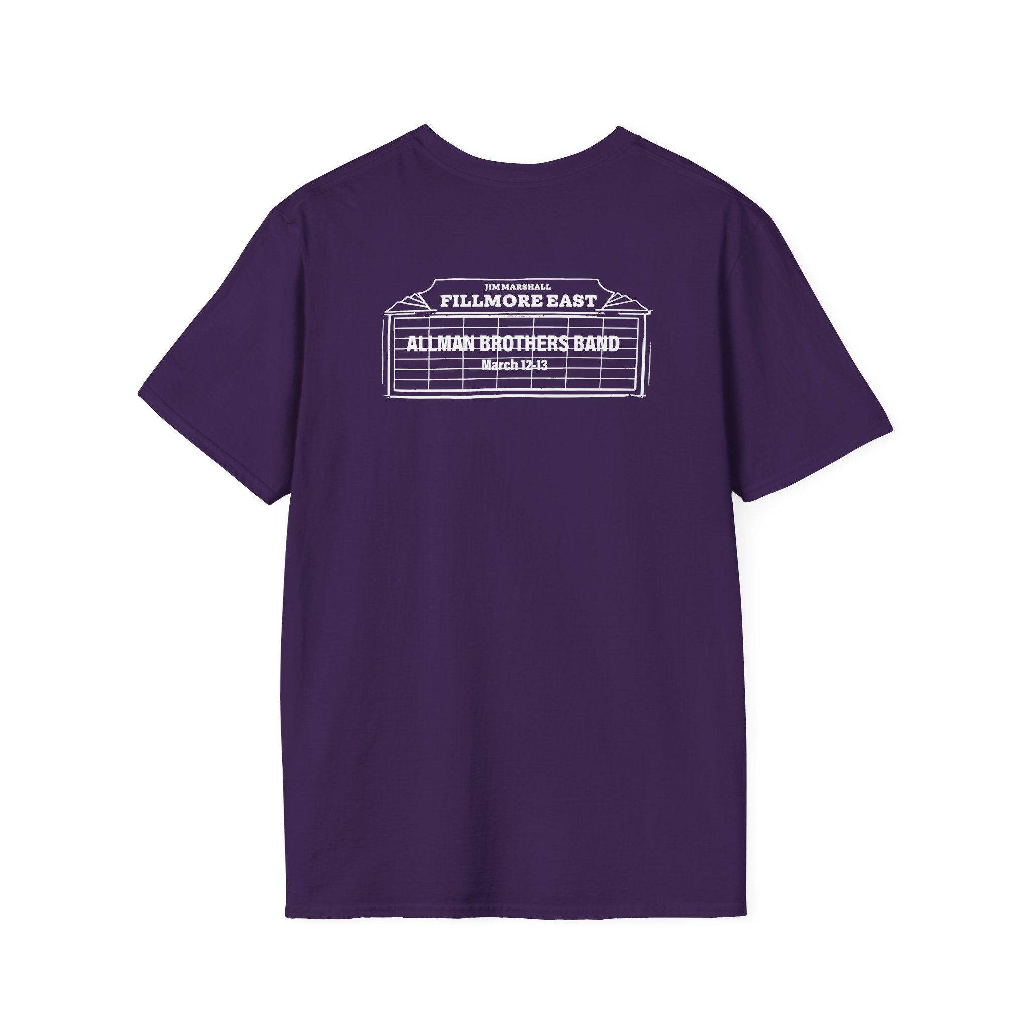 The Allman Brothers Band Fillmore East Unisex Softstyle T-Shirt