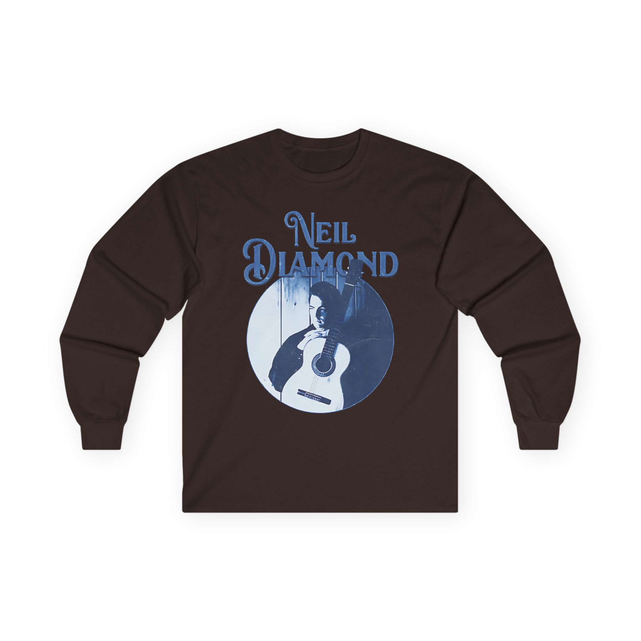 Neil Diamond Circle Guitar Unisex Ultra Cotton Long Sleeve Tee