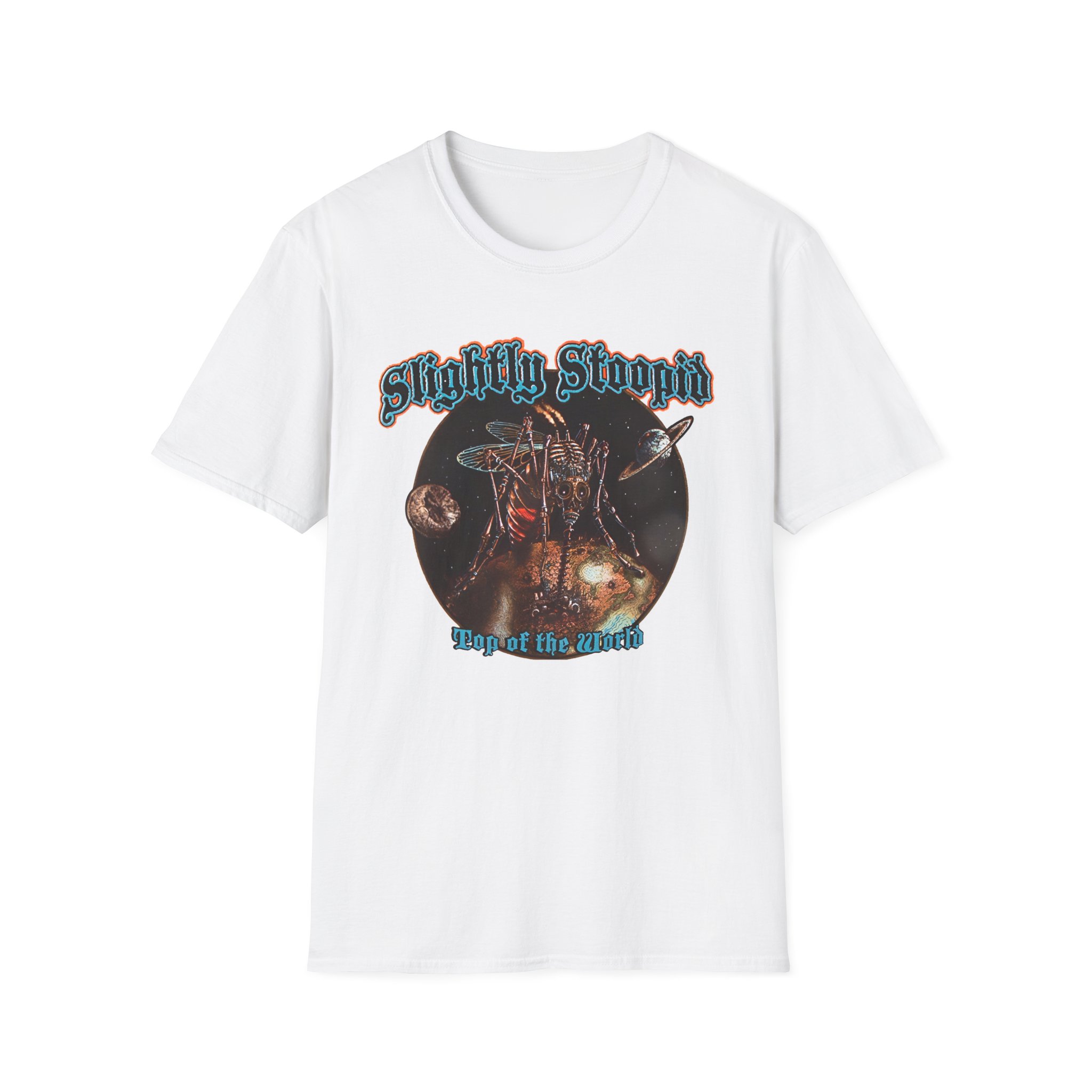 Slightly Stoopid Top of the World Golden Goods Unisex Softstyle T-Shirt