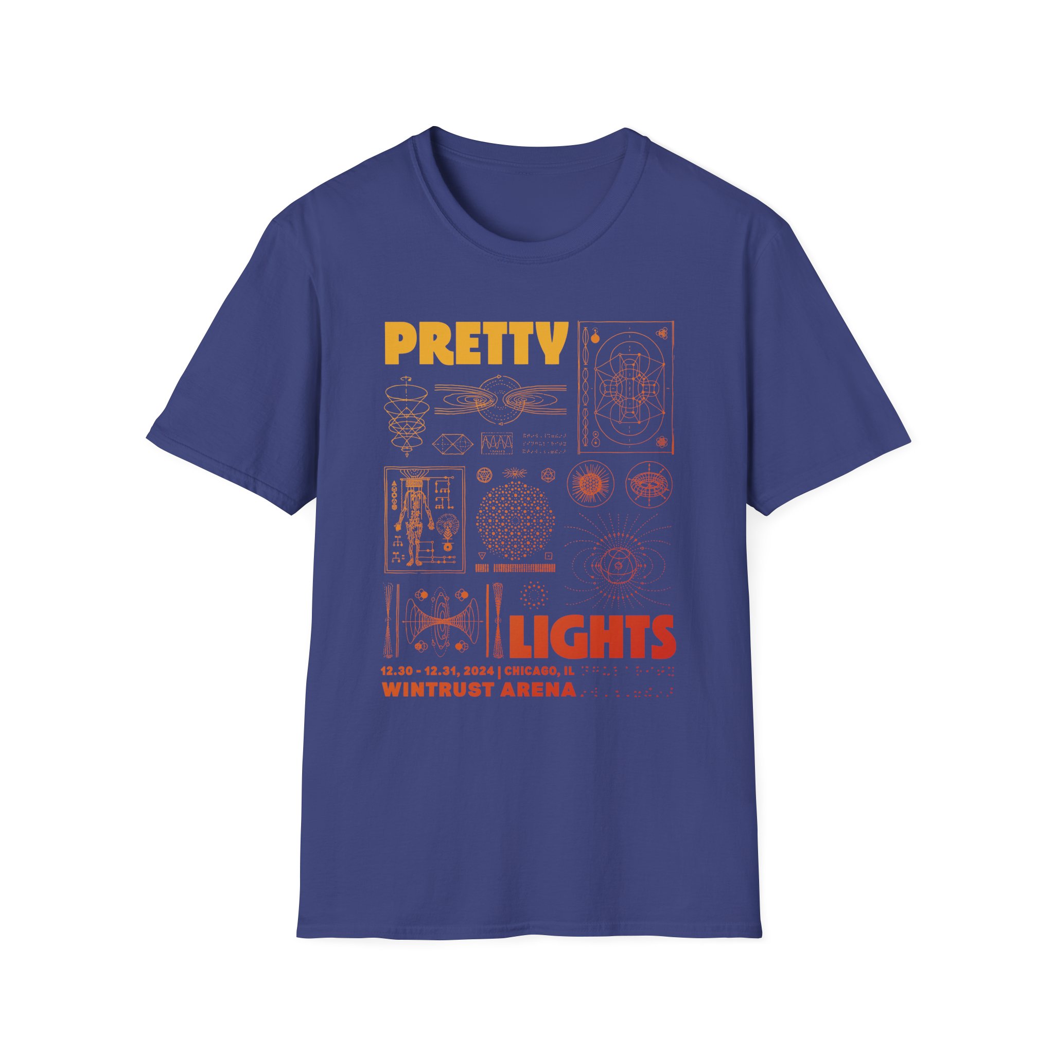 Pretty Lights Lucid Livestream @ Wintrust Arena Unisex Softstyle T-Shirt