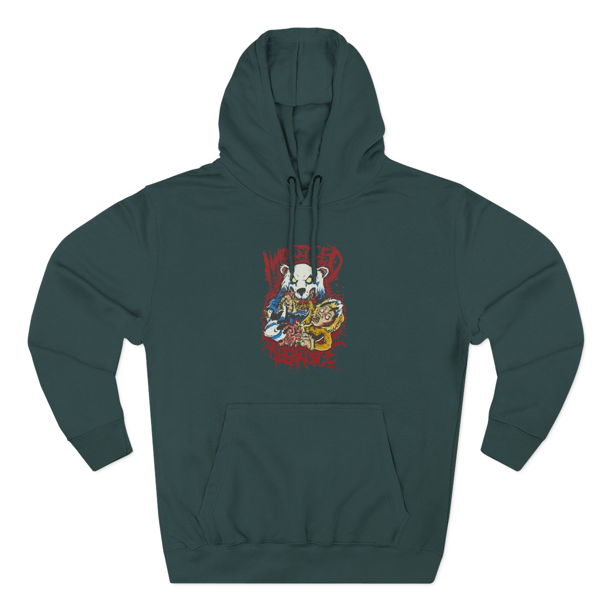 Iwrestledabearonce Three-Panel Fleece Hoodie